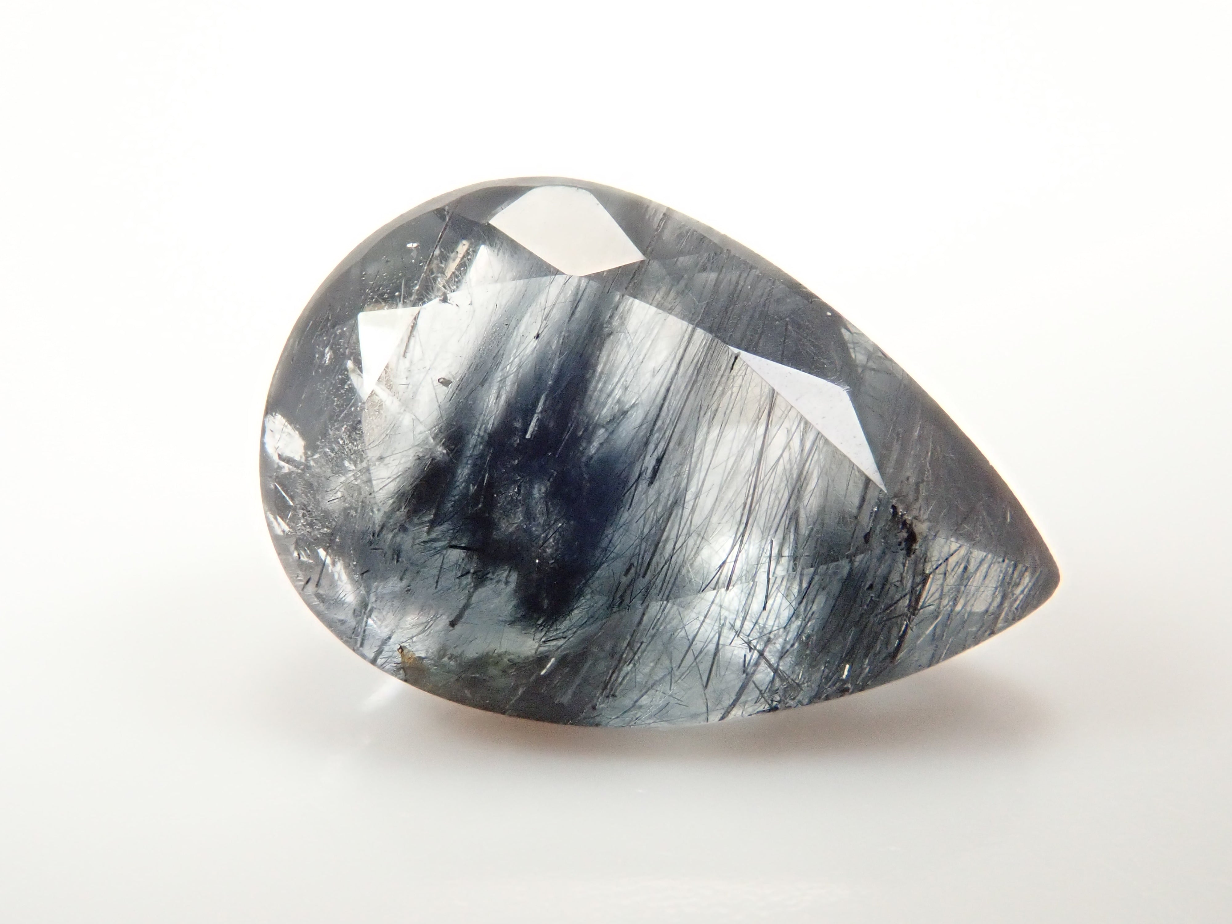 【12561992掲載】ブラジル産ブルートルマリンインクォーツ 3.379ctルース