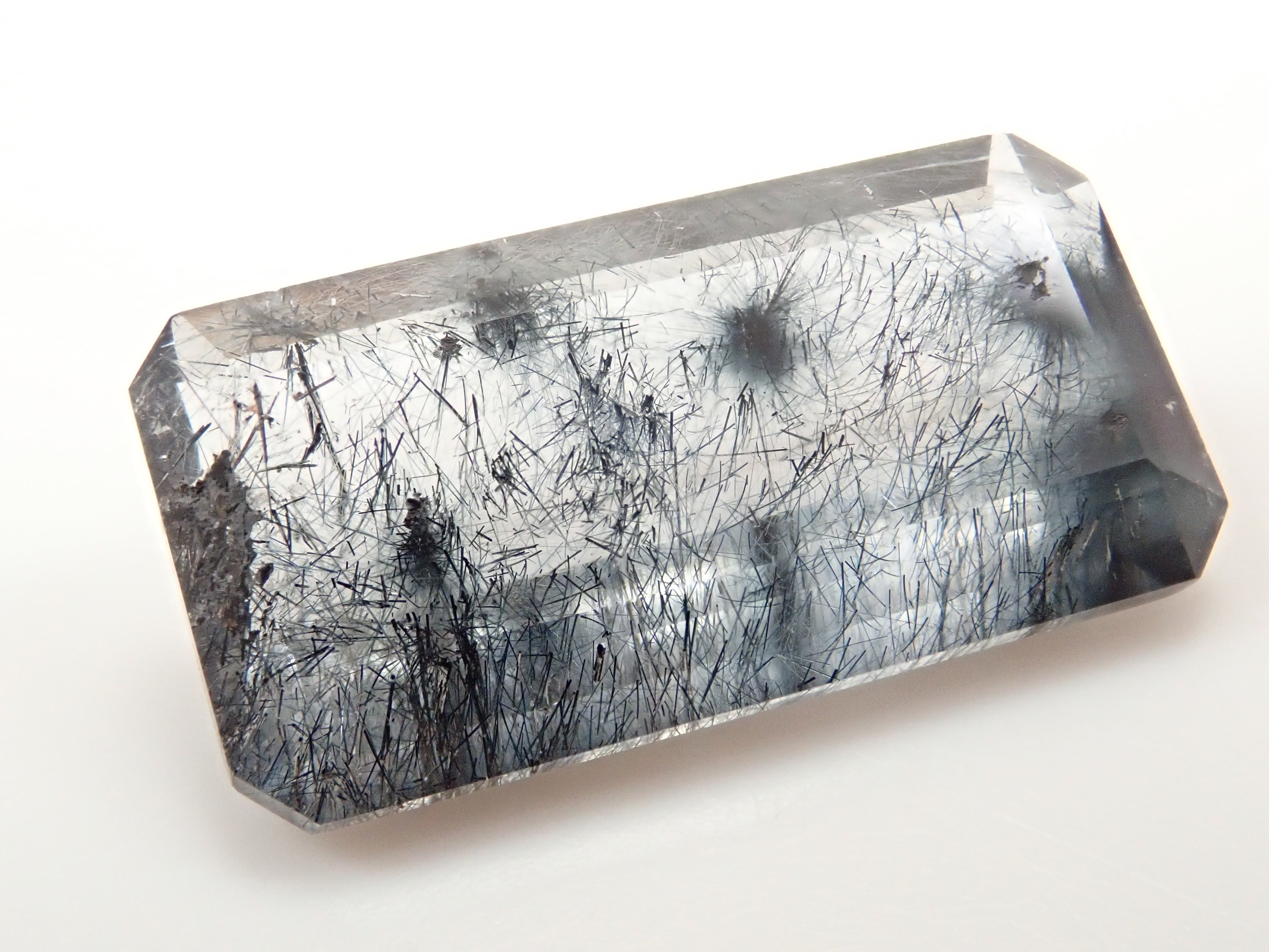 【12561994掲載】ブラジル産ブルートルマリンインクォーツ 9.251ctルース