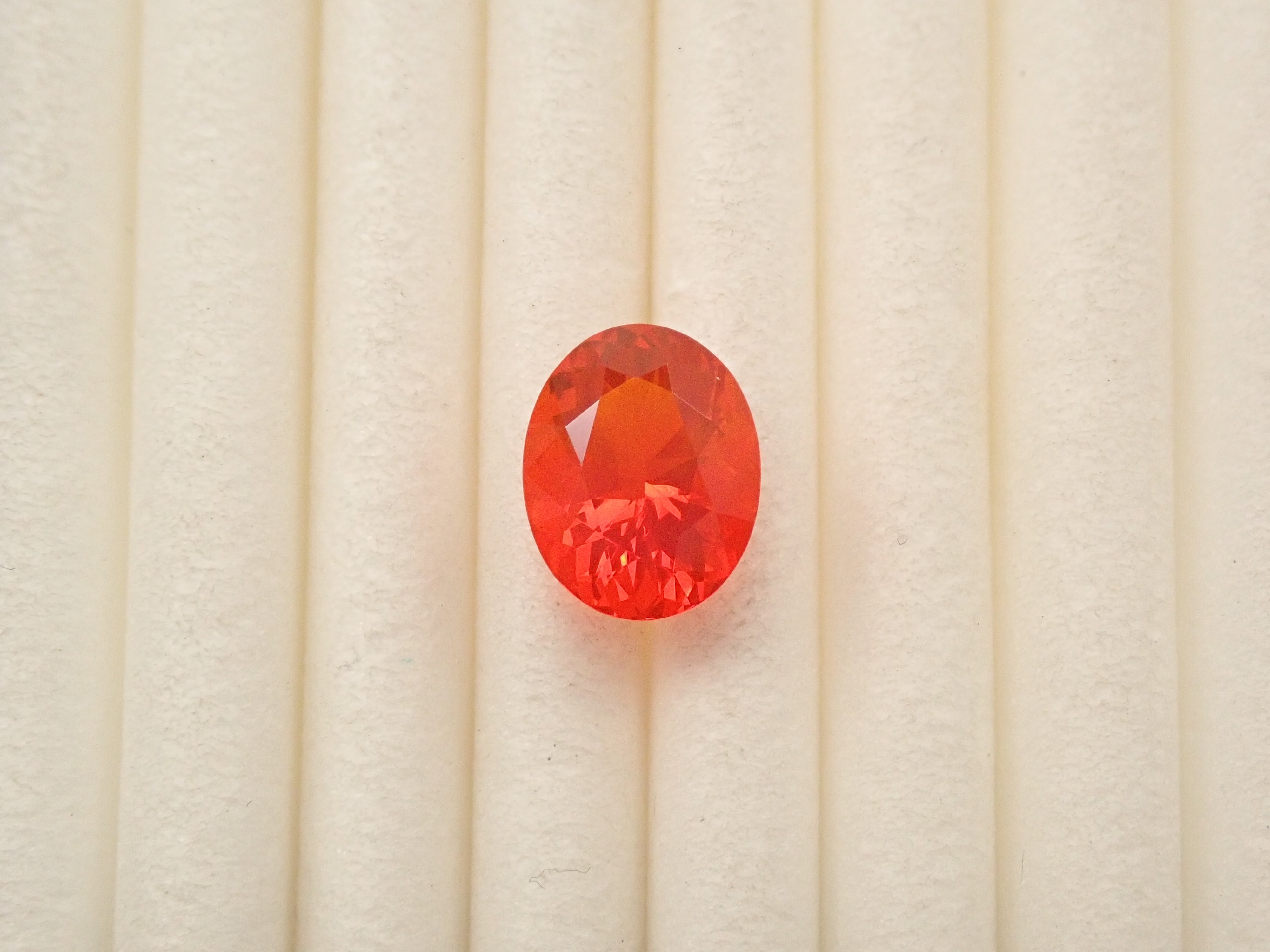 【12561918掲載】メキシコ産ファイアオパール 0.733ctルース