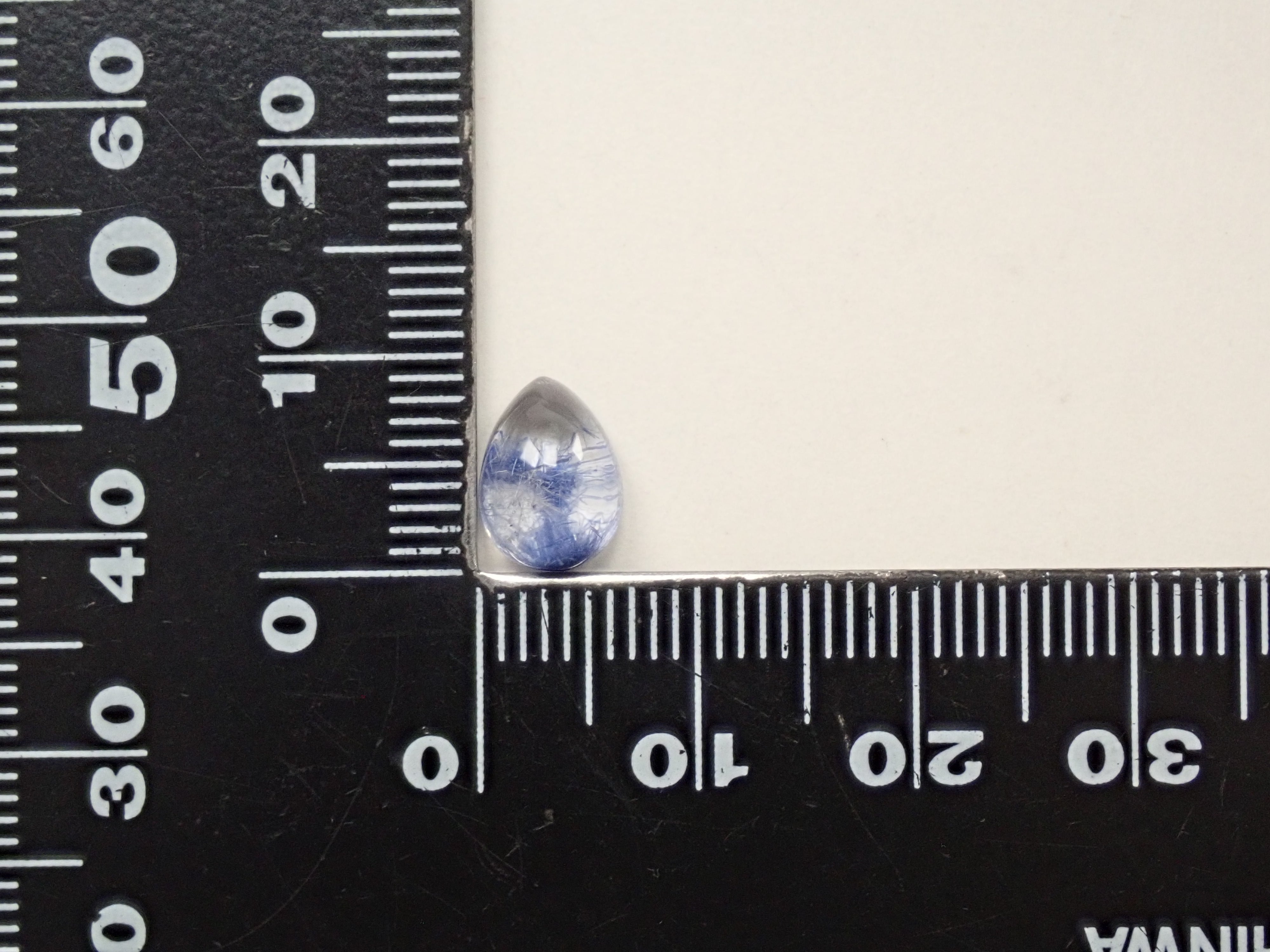 【12561926掲載】ブラジル産デュモルチェライトインクォーツ 2.282ctルース