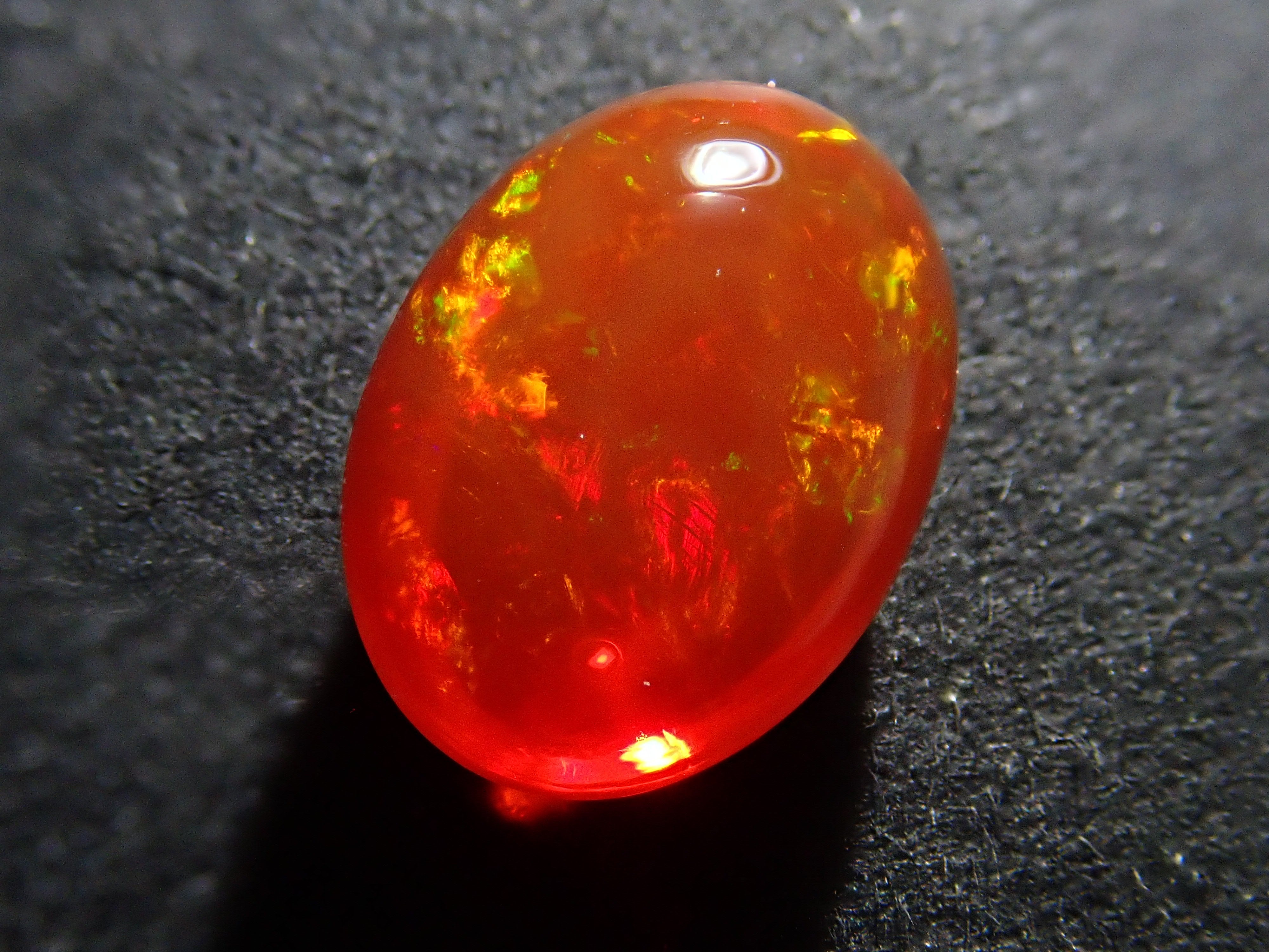 【12561996掲載】メキシコ産ファイアオパール 1.260ctルース