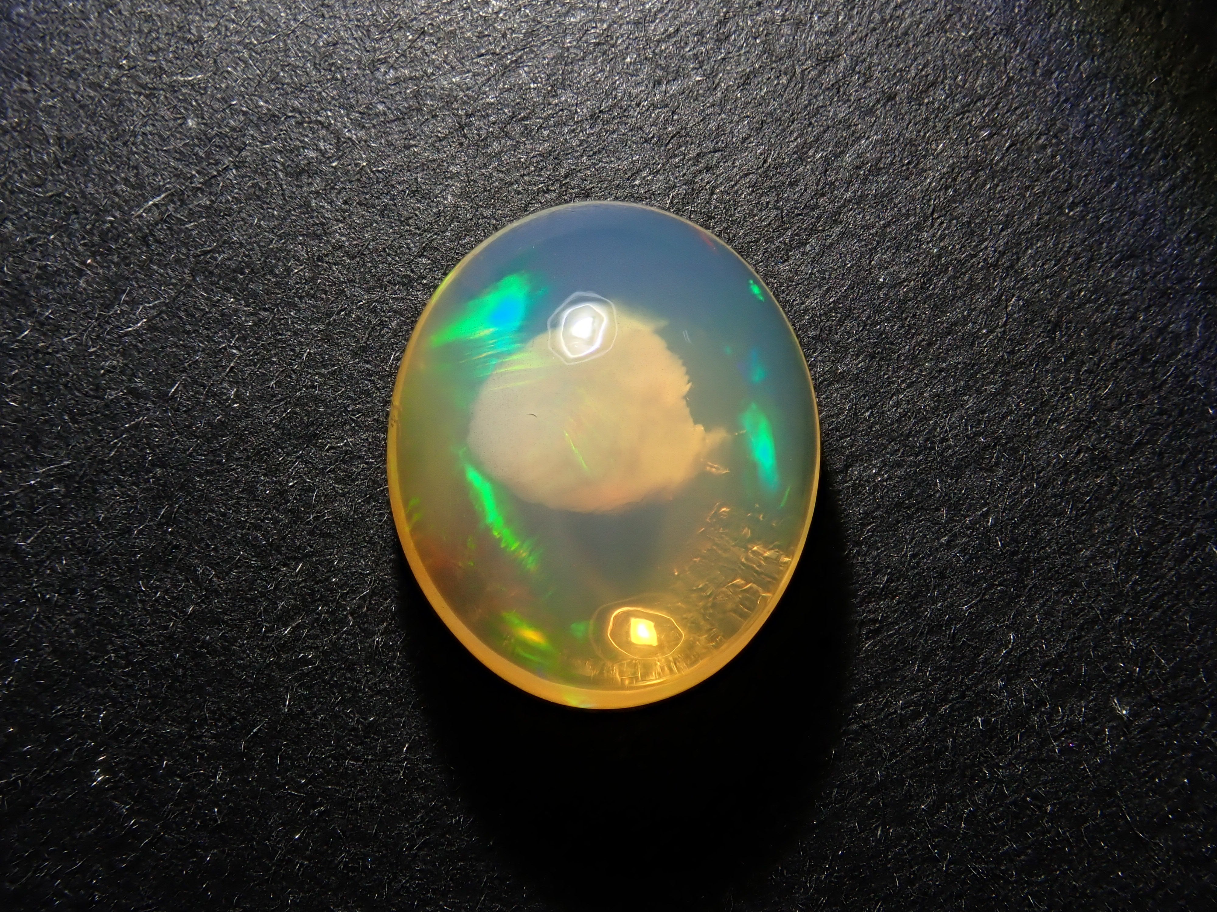 【12562002掲載】メキシコ産エッグインオパール 3.646ctルース