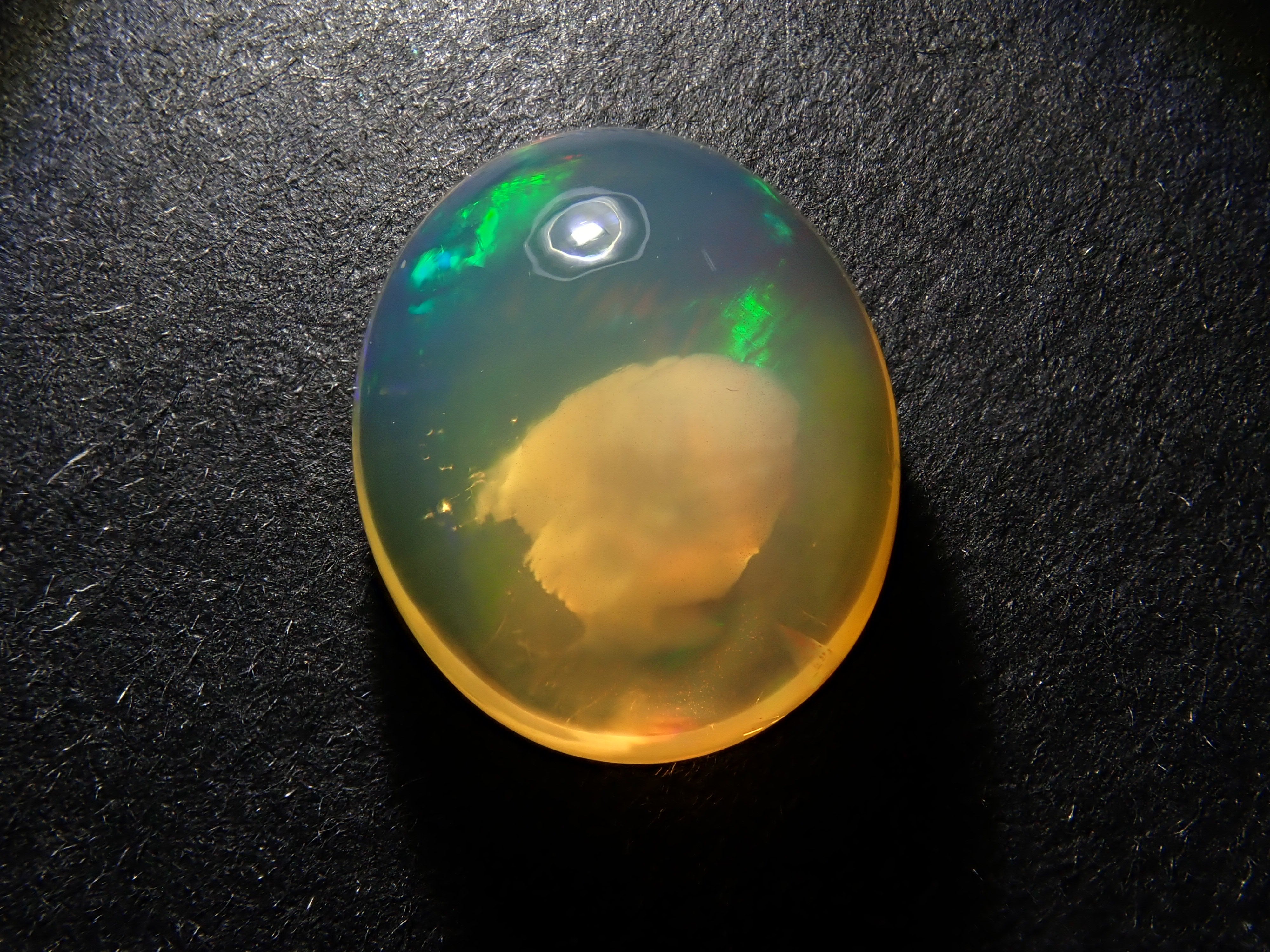 【12562002掲載】メキシコ産エッグインオパール 3.646ctルース