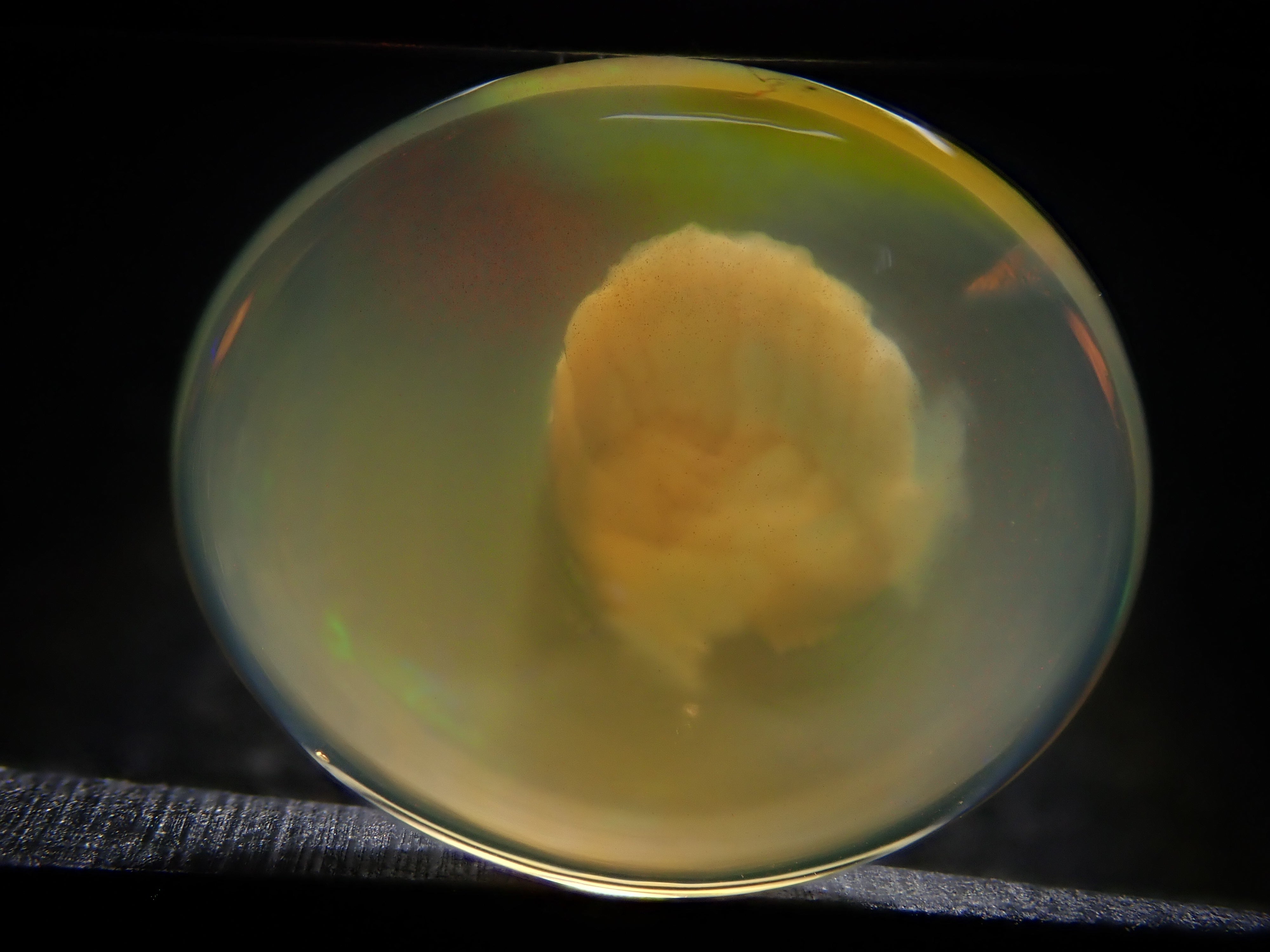 【12562002掲載】メキシコ産エッグインオパール 3.646ctルース