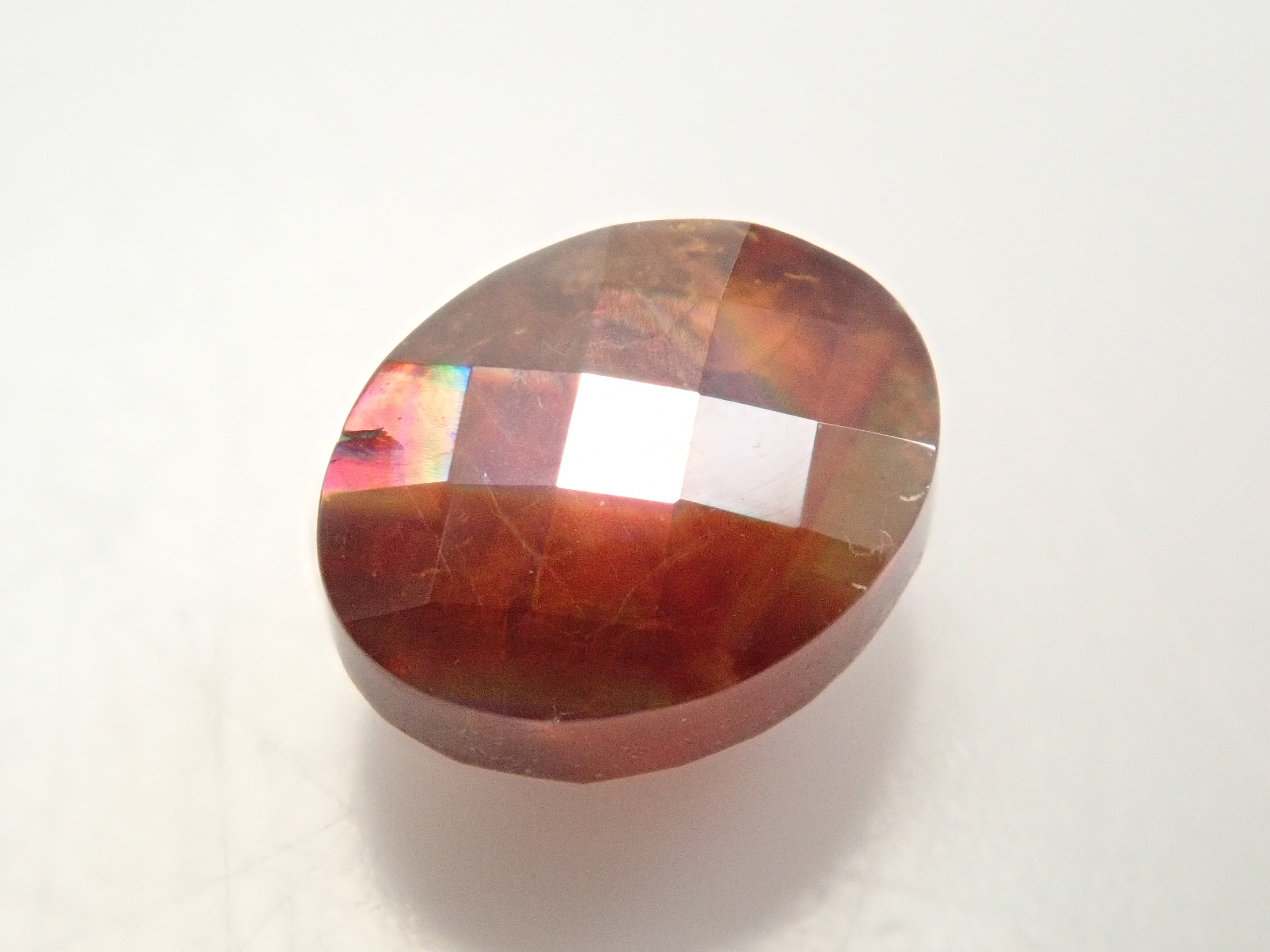 【12562003掲載】奈良県天川村産レインボーガーネット（アンドラダイトガーネット） 1.207ctルース