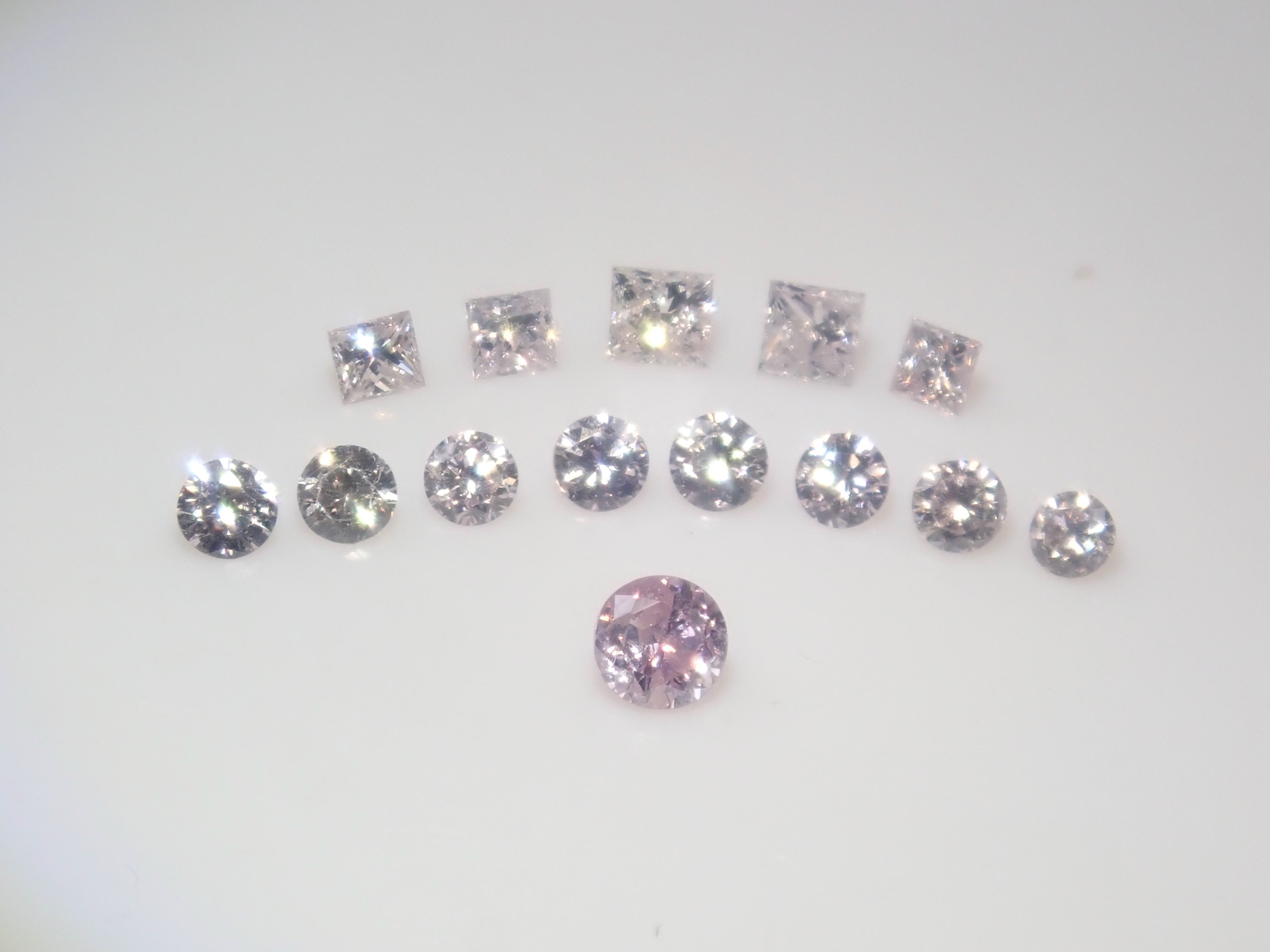 【3/1 22時販売】《限定15石》通常39,800円のFANCYカラーのピンクダイヤ含むピンクダイヤモンド1石ルース《複数購入割引有》