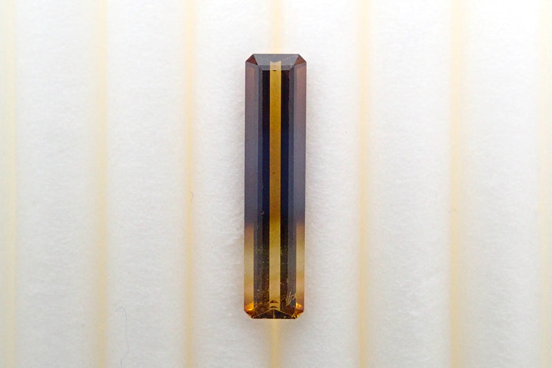 Bicolor Tourmaline 0.649ct Loose Stone, Japan-Germany