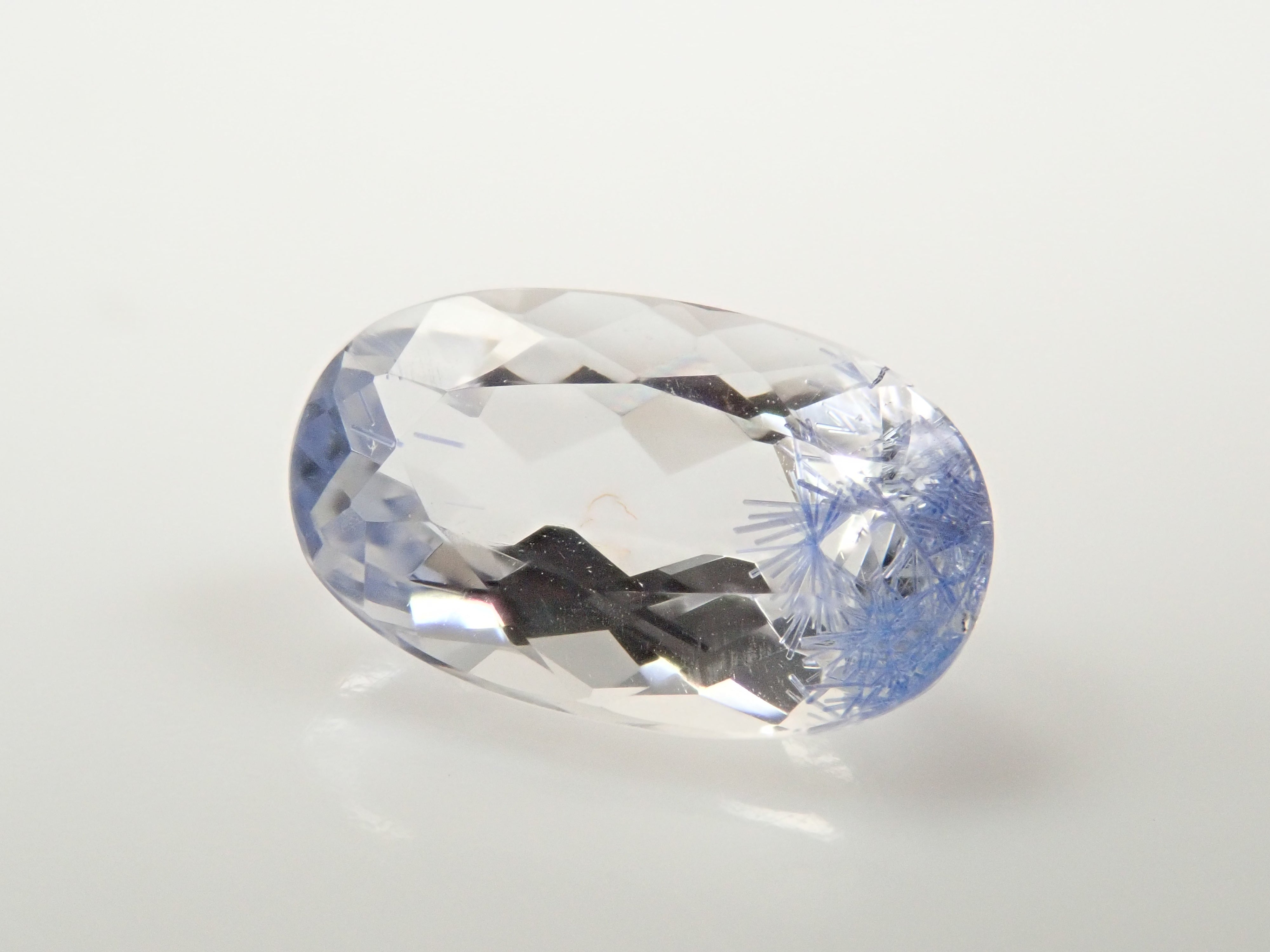 【12562083掲載】ブラジル産デュモルチェライトインクォーツ 1.060ctルース