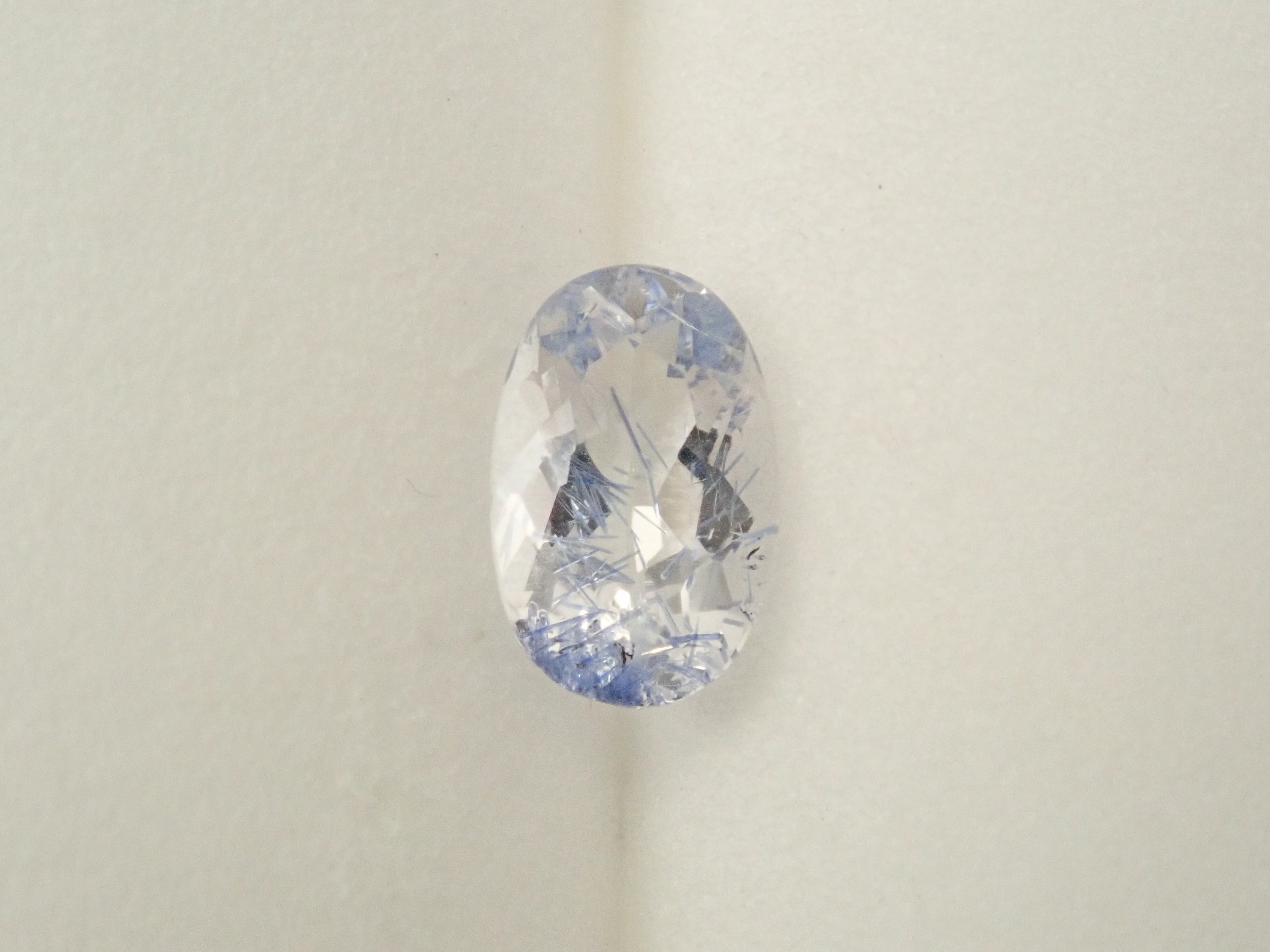 【12562096掲載】ブラジル産デュモルチェライトインクォーツ 0.699ctルース