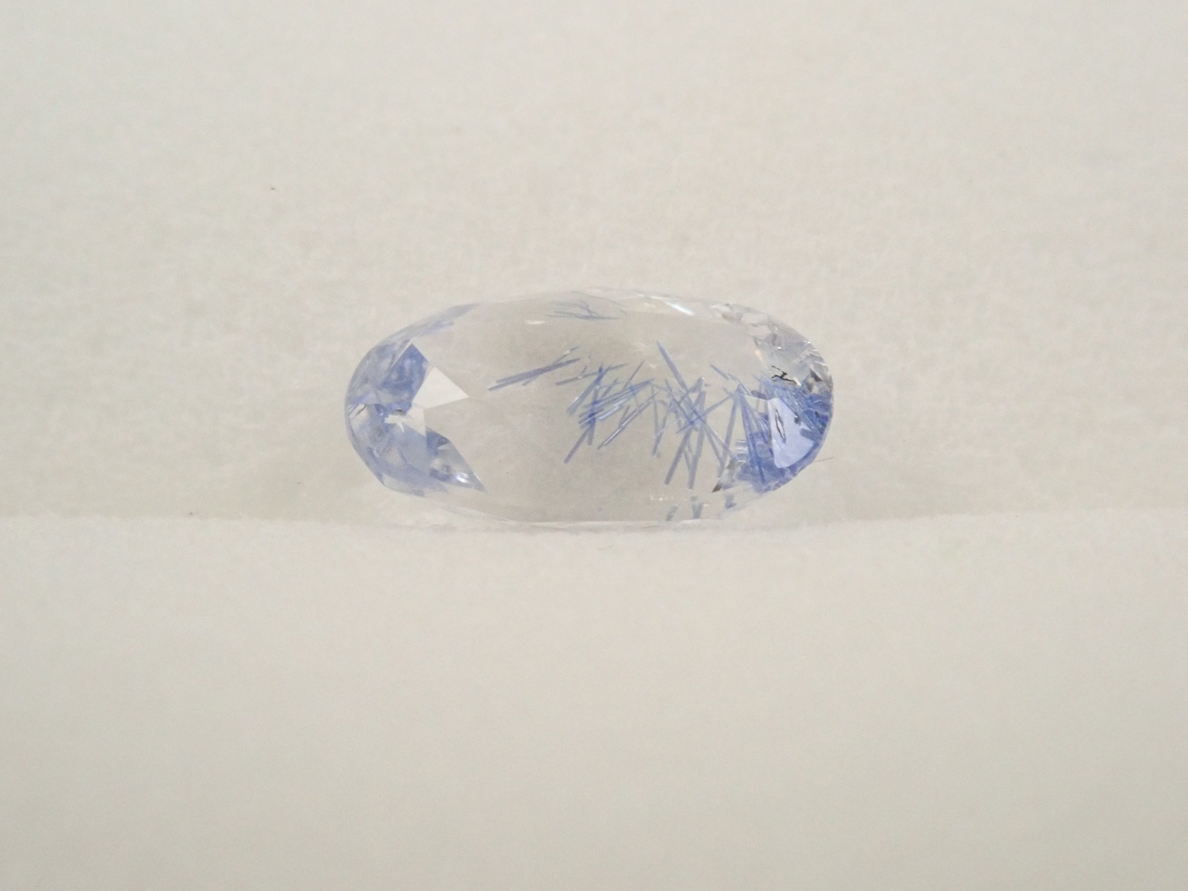 【12562096掲載】ブラジル産デュモルチェライトインクォーツ 0.699ctルース