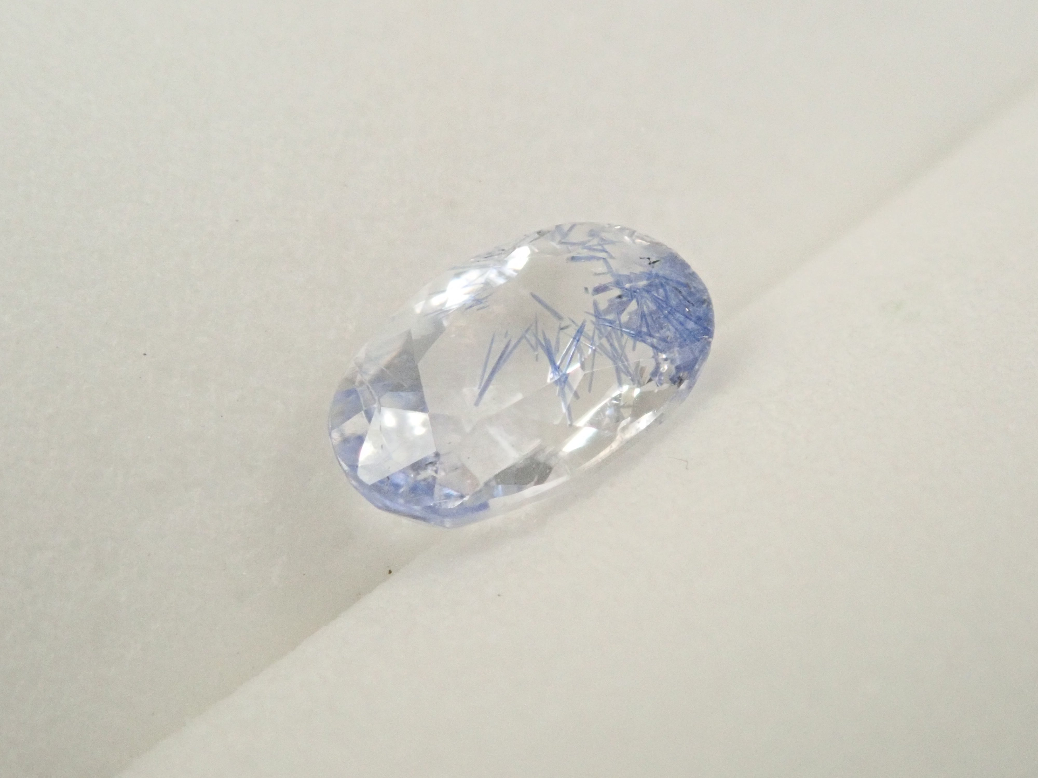 【12562096掲載】ブラジル産デュモルチェライトインクォーツ 0.699ctルース