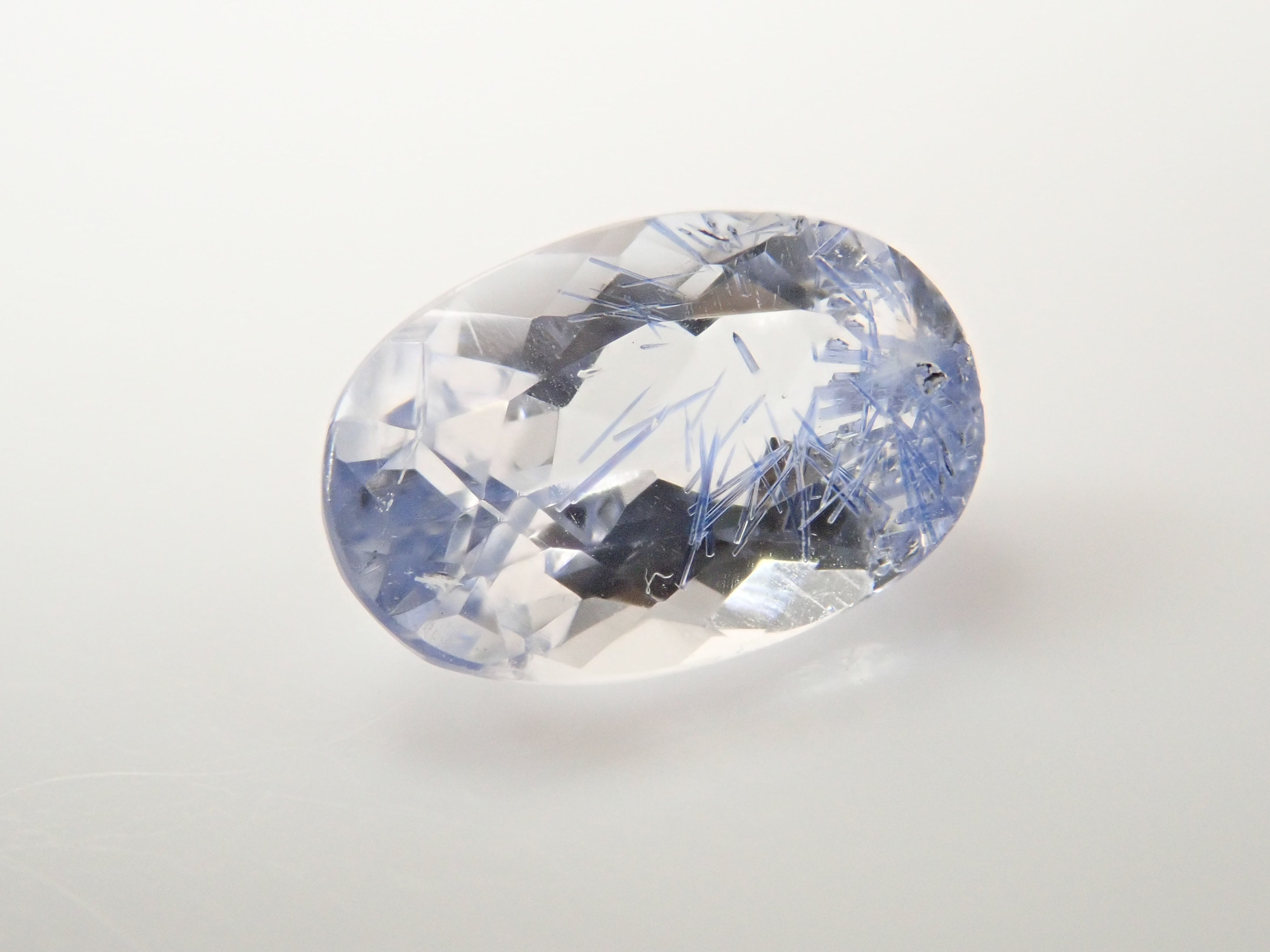 【12562096掲載】ブラジル産デュモルチェライトインクォーツ 0.699ctルース