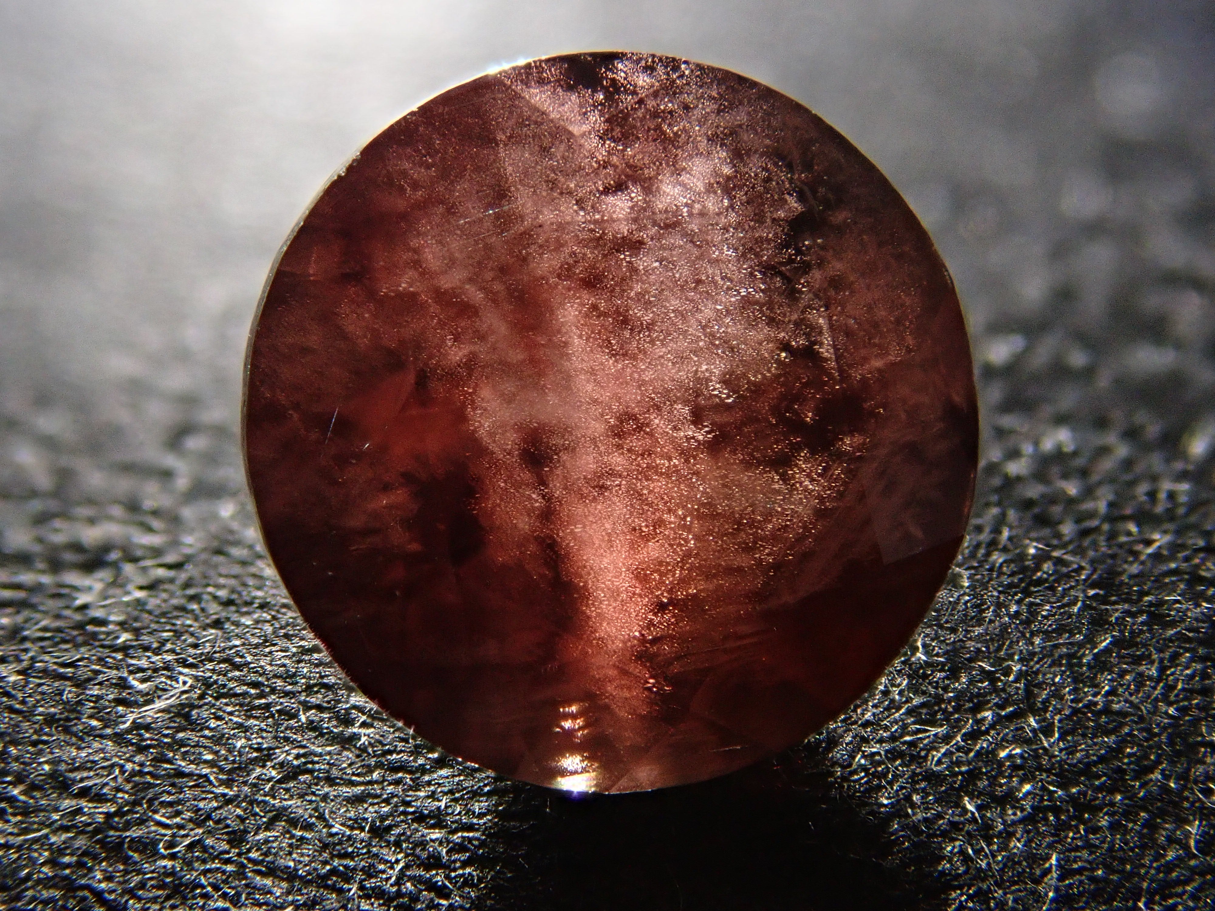 【12562075掲載】アメリカ産オレゴンサンストーン 1.366ctルース