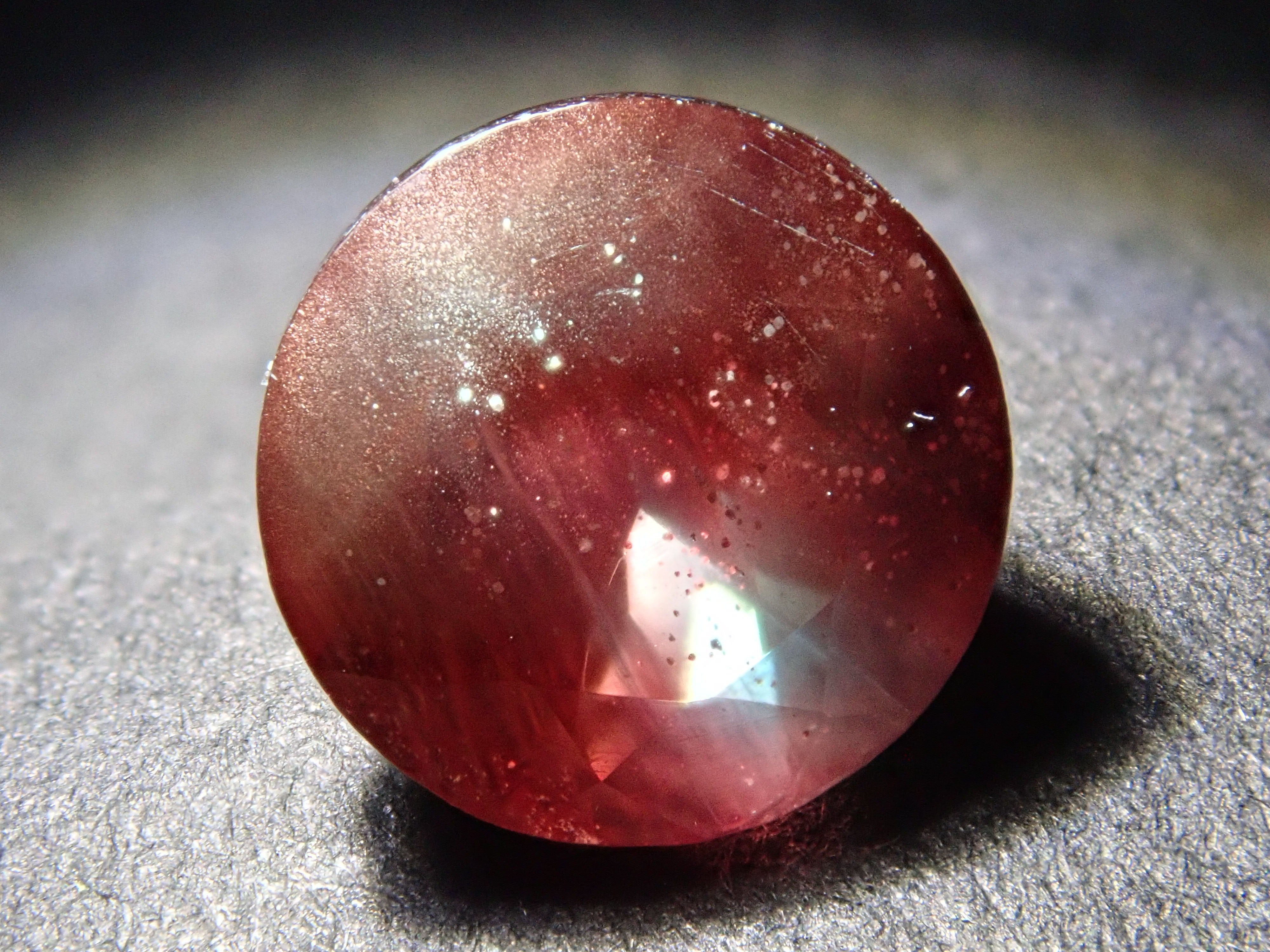 【12562079掲載】アメリカ産オレゴンサンストーン 1.494ctルース