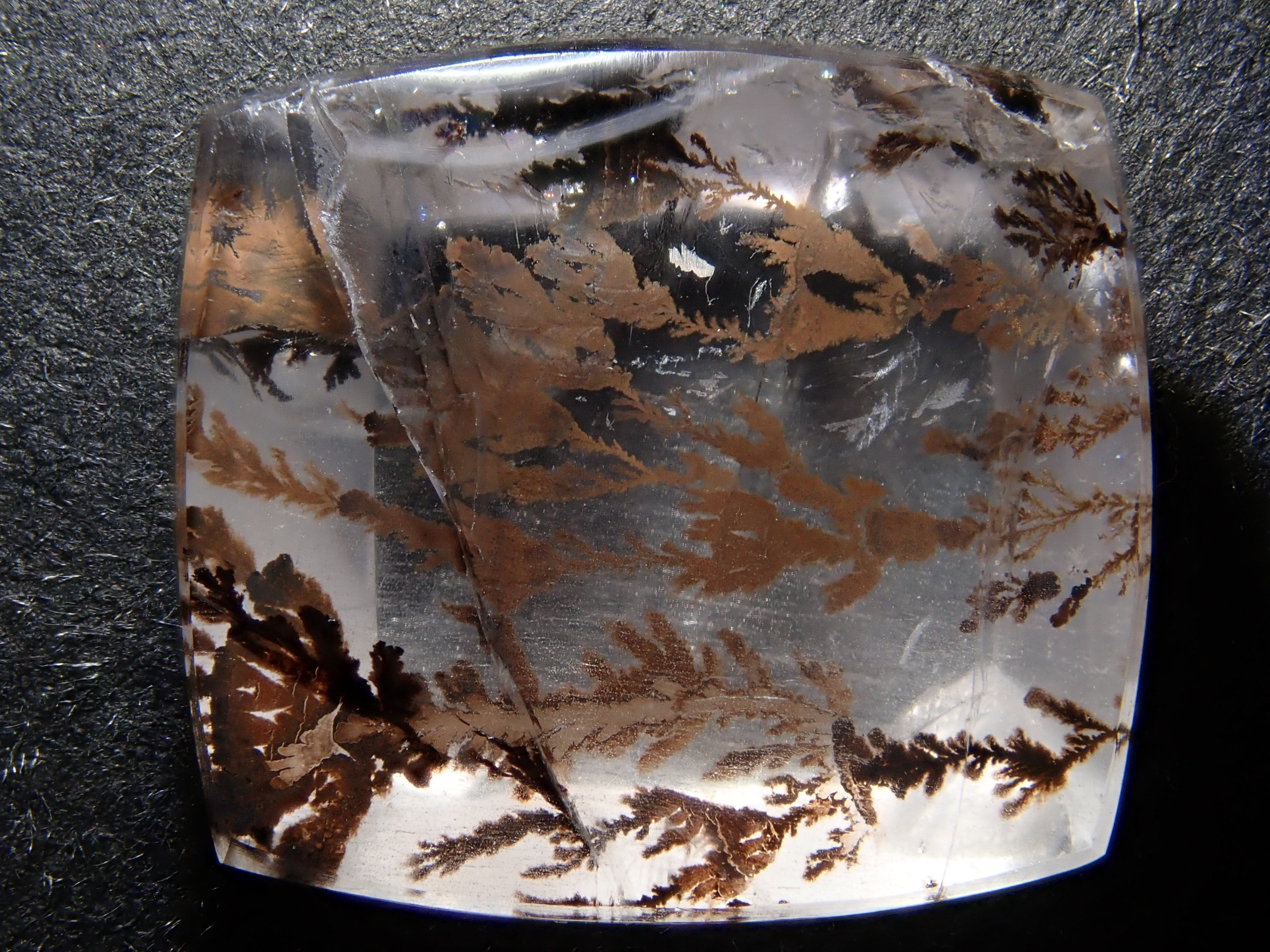 【12562082掲載】ブラジル産デンドリティッククォーツ 6.059ctルース