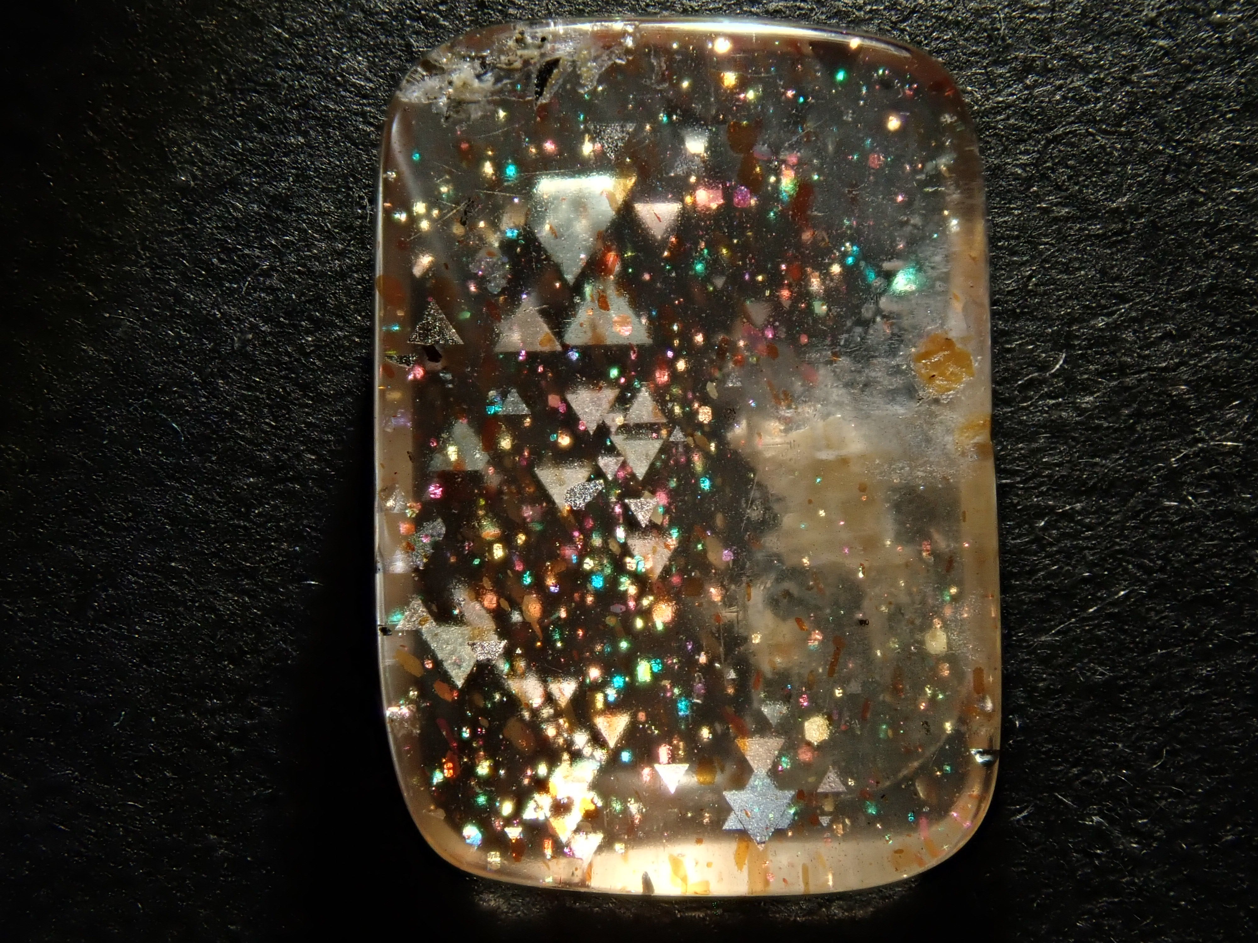 【12562044掲載】オーストラリア産レインボーラティスサンストーン 2.188ctルース