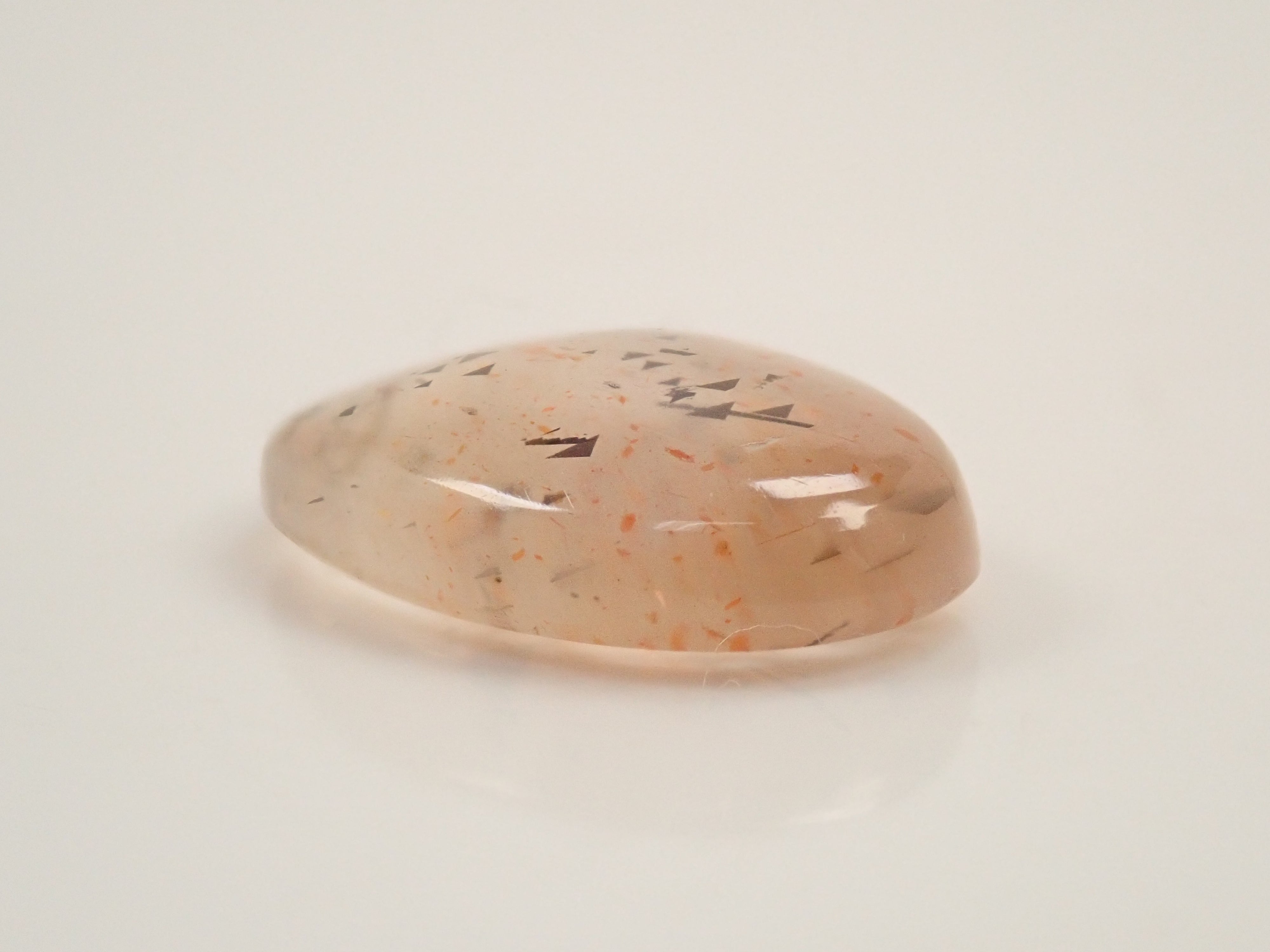 【12562047掲載】オーストラリア産レインボーラティスサンストーン 3.504ctルース