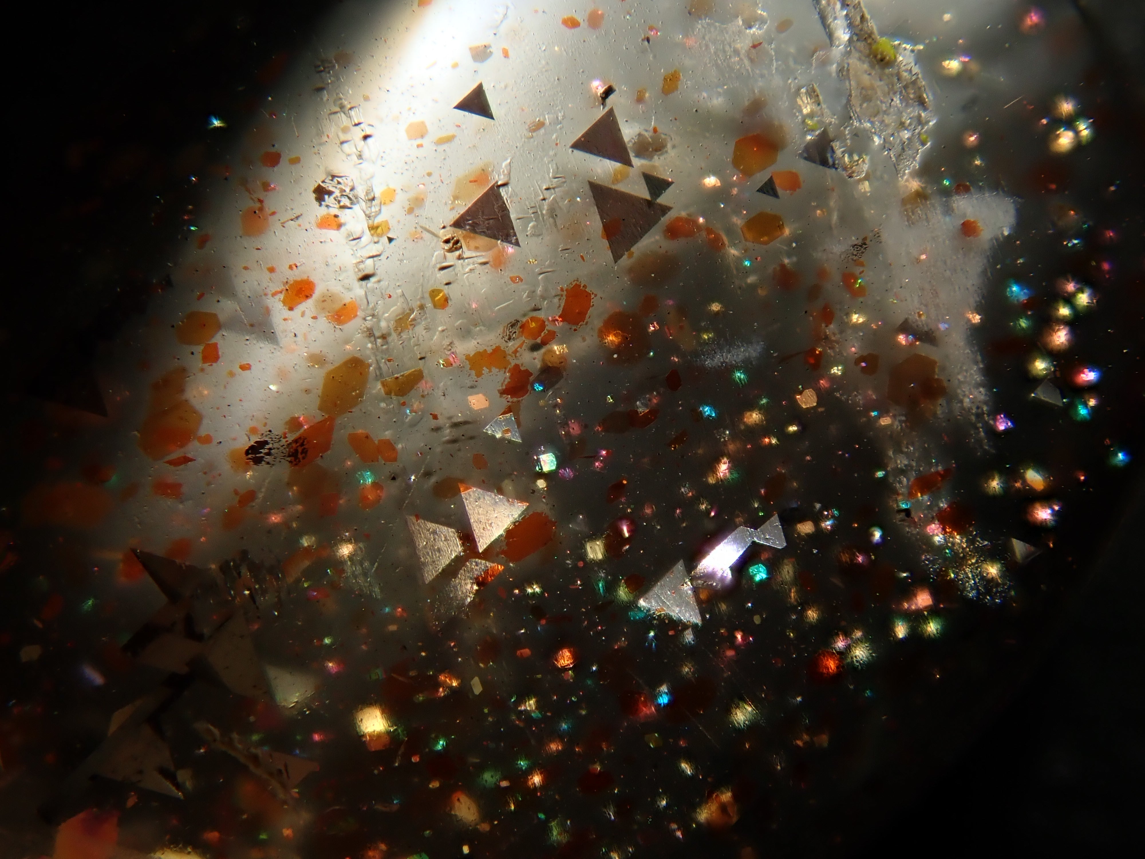 【12562047掲載】オーストラリア産レインボーラティスサンストーン 3.504ctルース