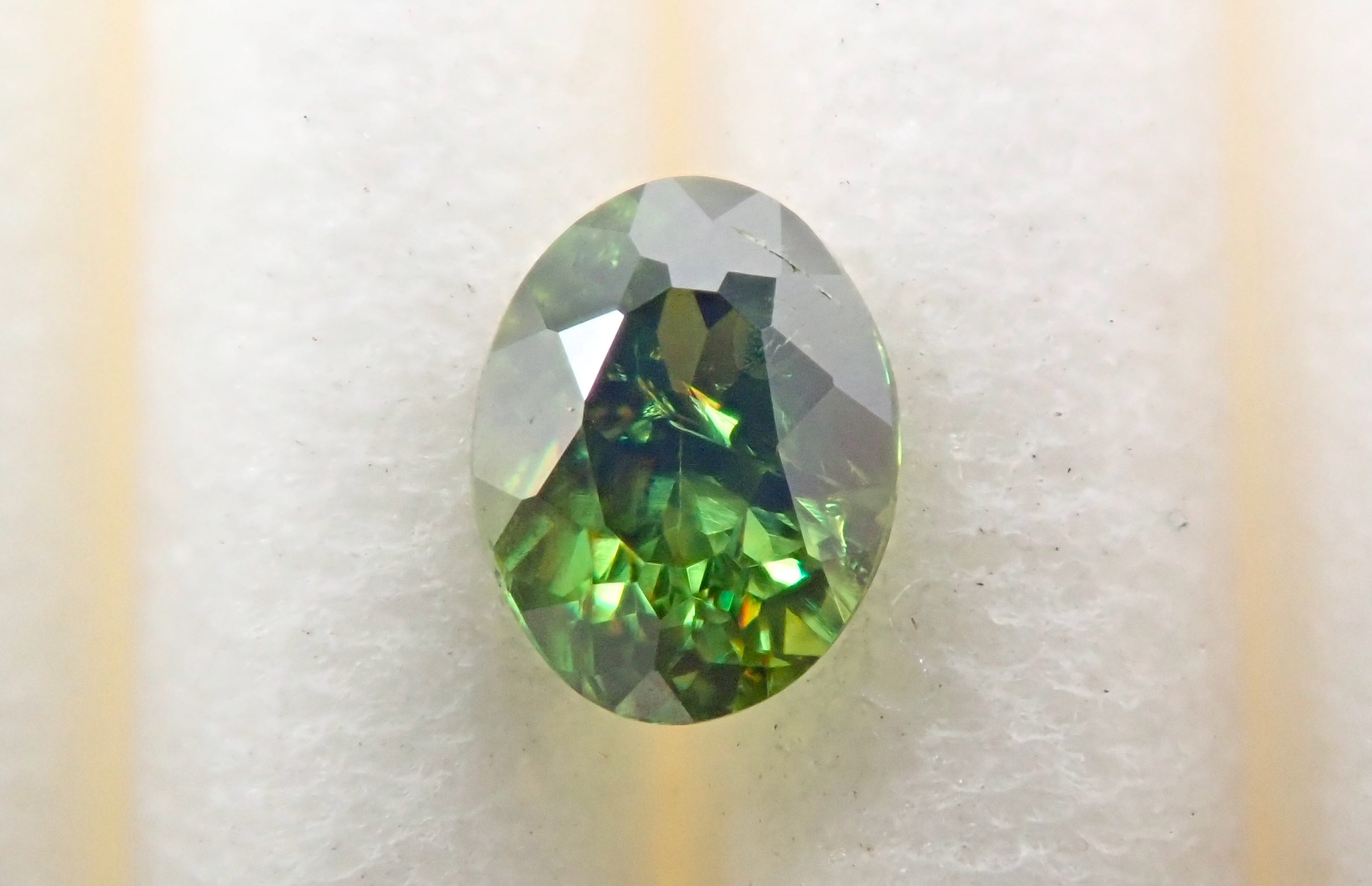 Chrome Sphene 0.208ct loose