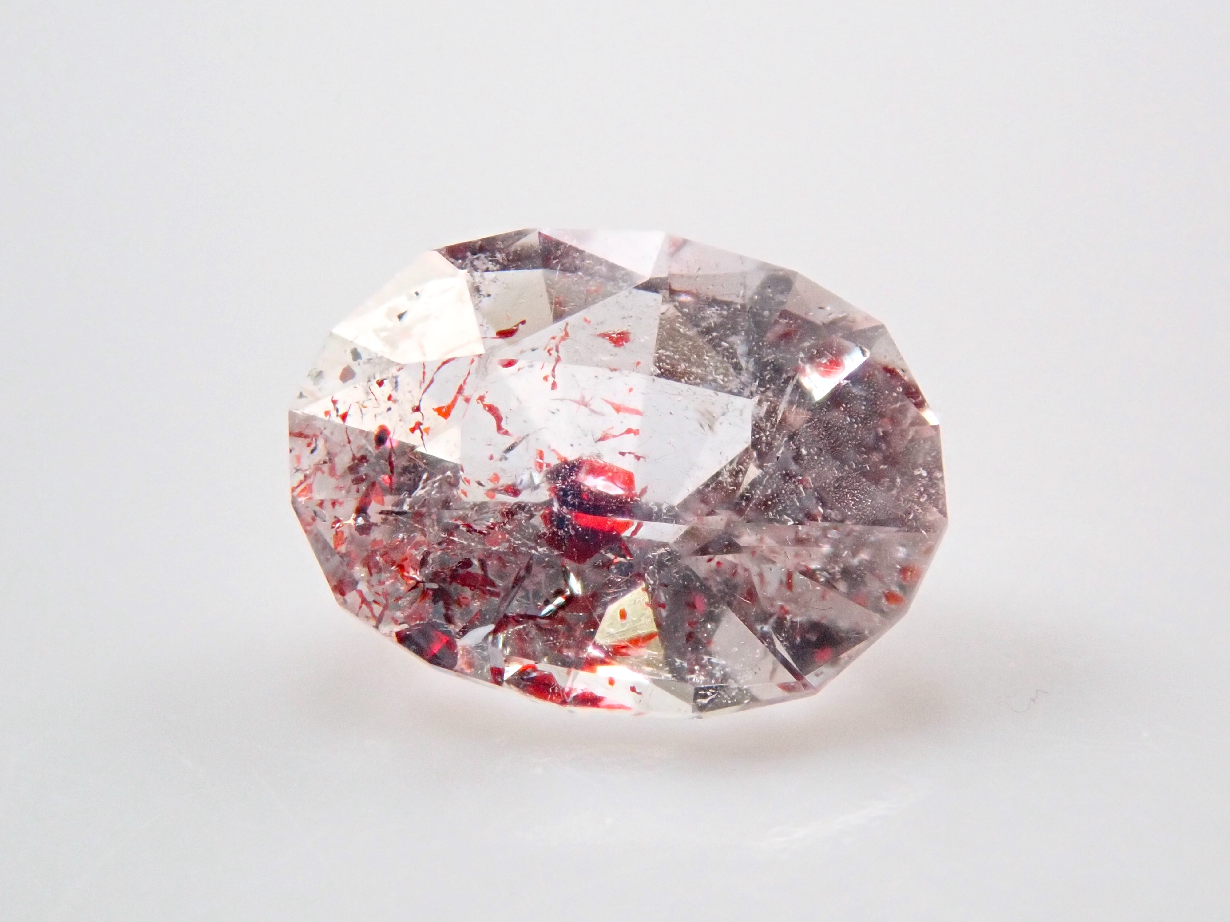 Lepidocrocite in quartz 0.532ct loose