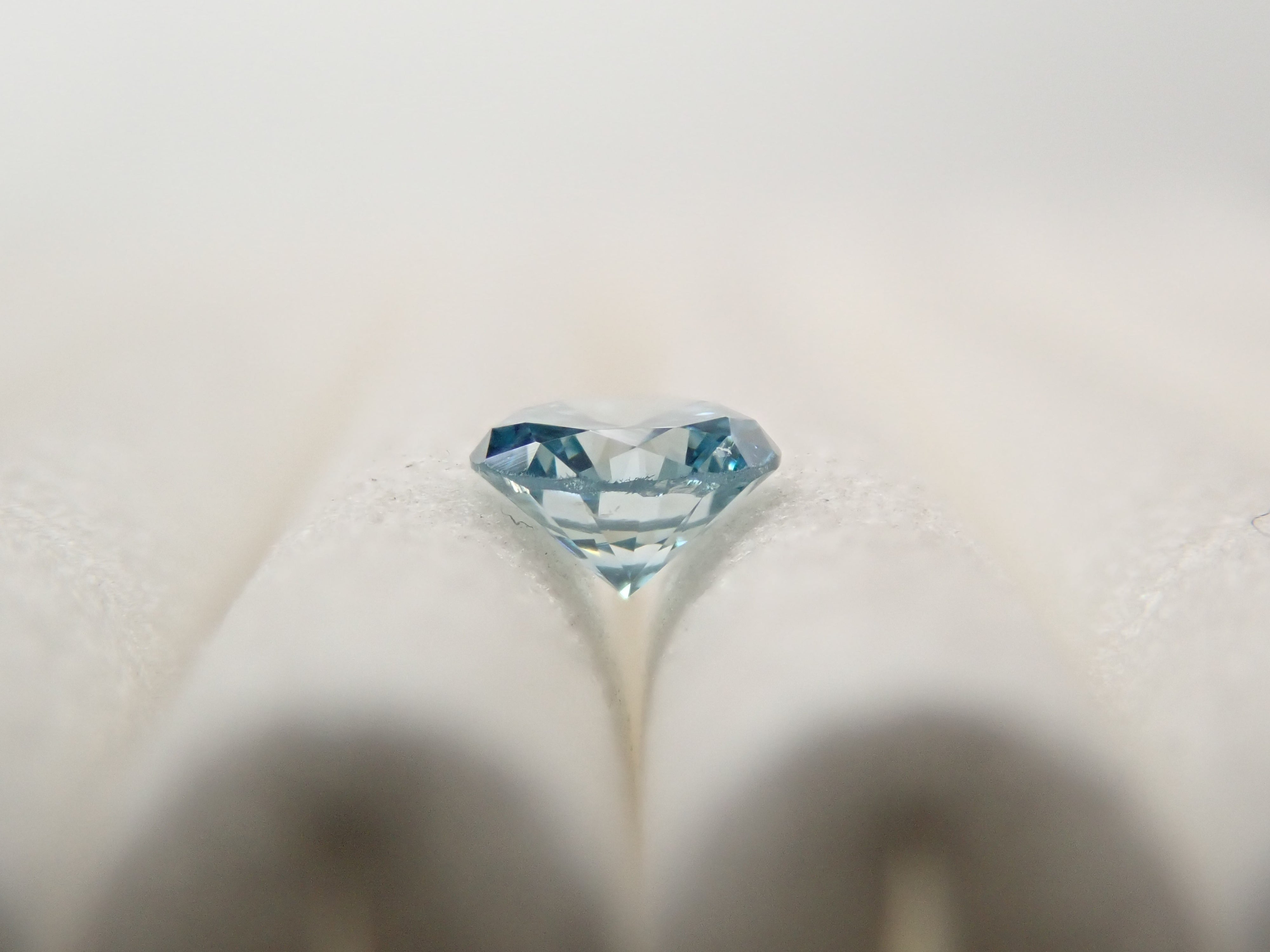 ブルーダイヤモンド（トリートメント） 0.139ctルース(Fancy Greenish Blue, SI1)
