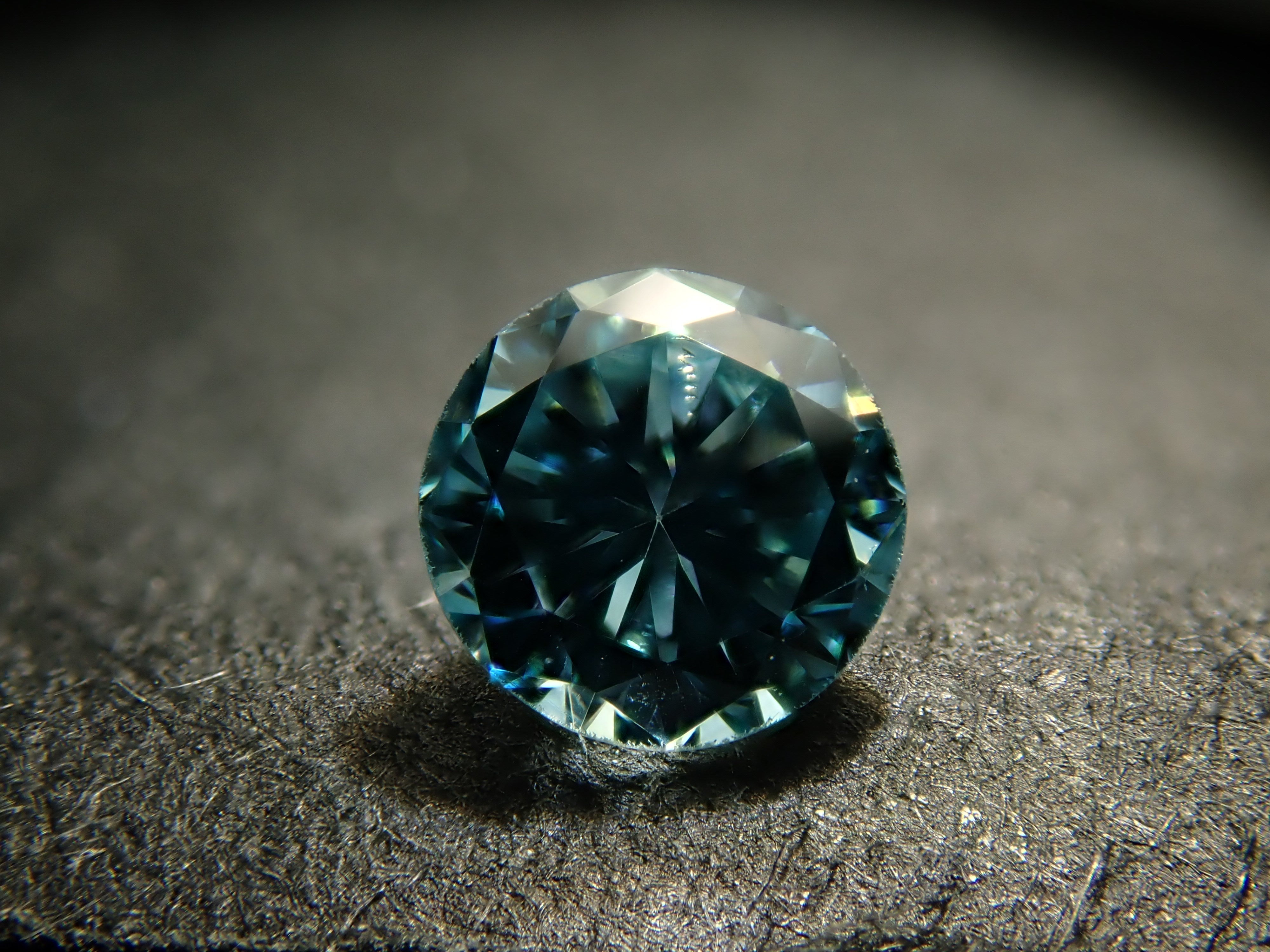 ブルーダイヤモンド（トリートメント） 0.139ctルース(Fancy Greenish Blue, SI1)