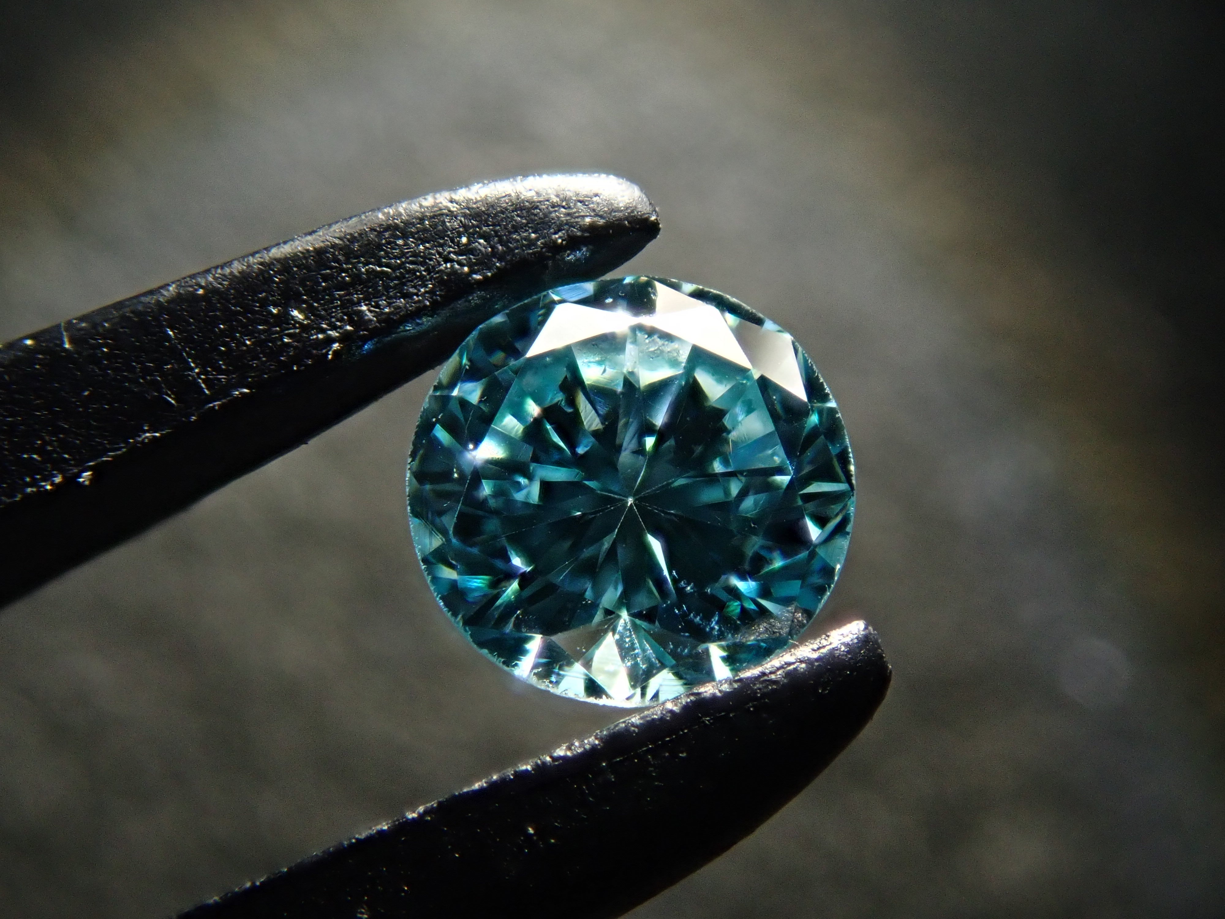 ブルーダイヤモンド（トリートメント） 0.139ctルース(Fancy Greenish Blue, SI1)