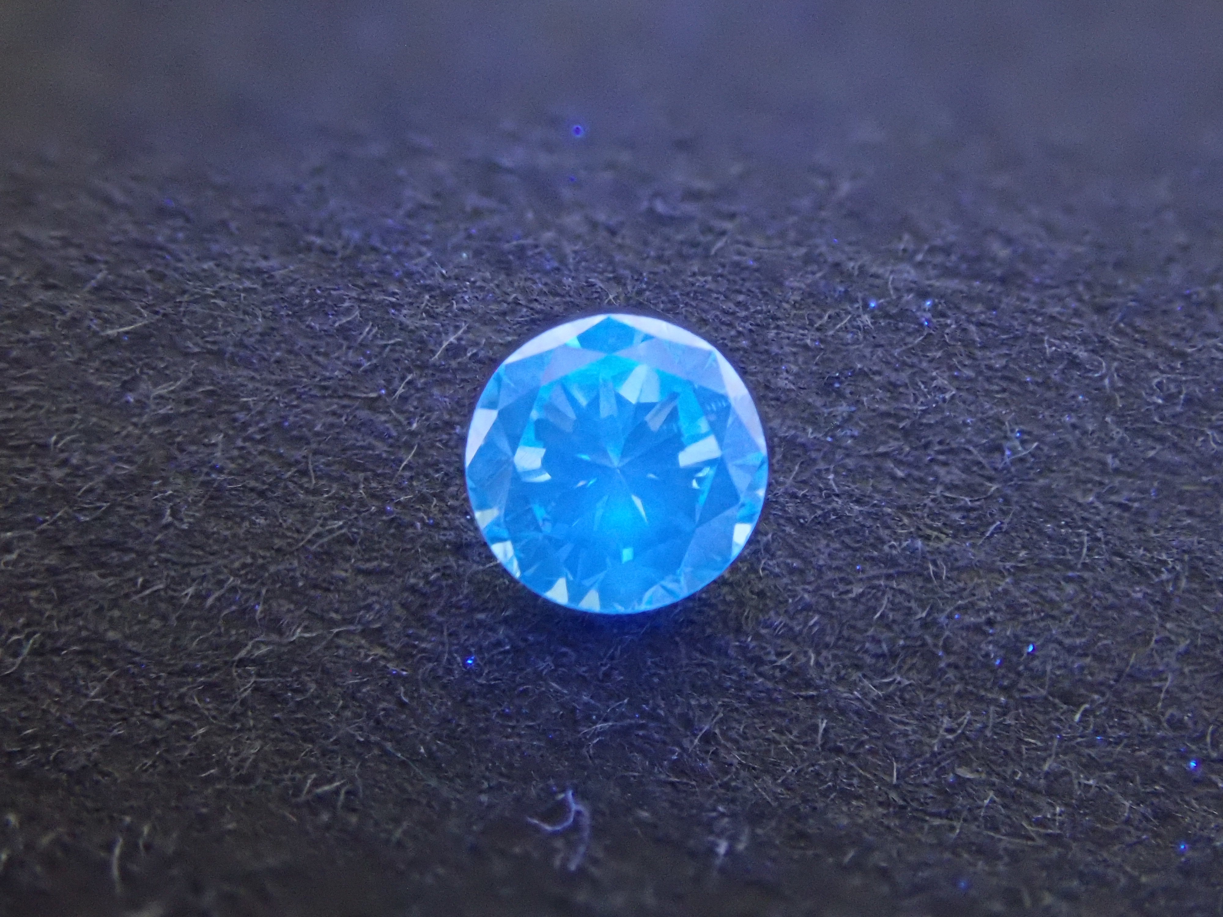 ブルーダイヤモンド（トリートメント） 0.139ctルース(Fancy Greenish Blue, SI1)