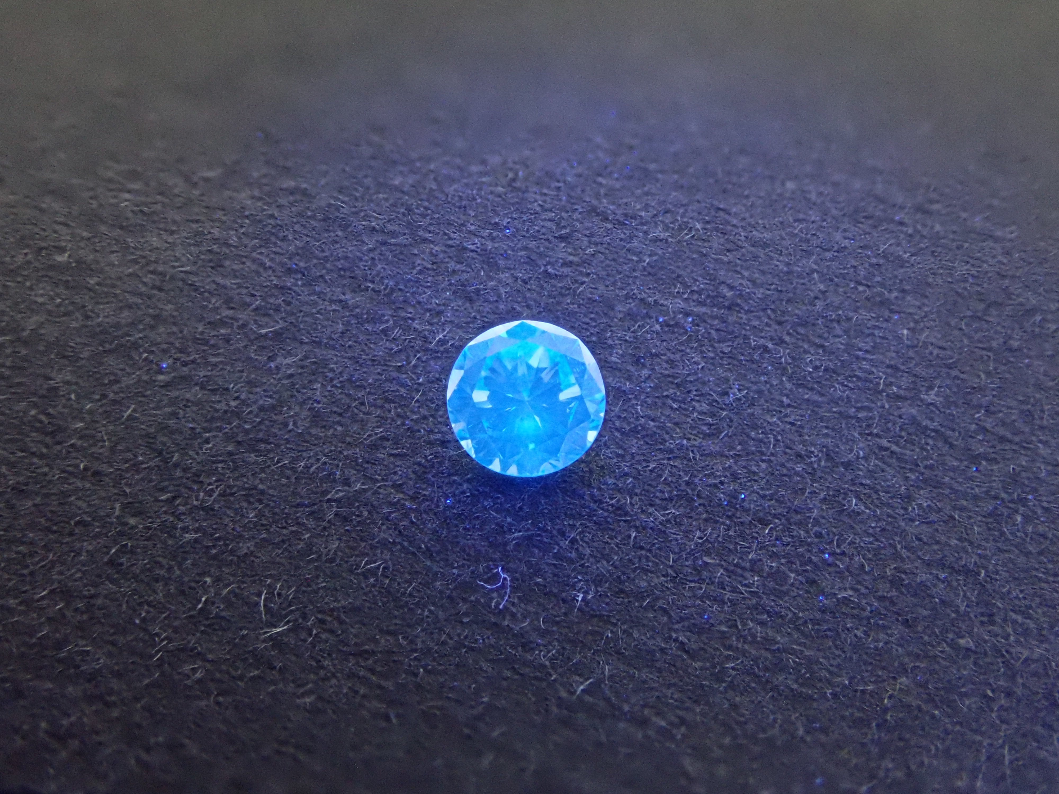 ブルーダイヤモンド（トリートメント） 0.139ctルース(Fancy Greenish Blue, SI1)