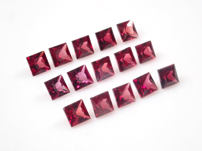 American Anthill Garnet (Chrome Pyrope Garnet) 1 Stone Loose (Princess Cut, 2.5mm) {Multiple Purchase Discounts Available}