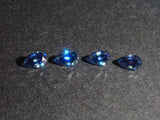 《限4石》合成莫桑石1石散裝（藍色莫桑石，梨形，3 x 5mm）《多買有優惠》