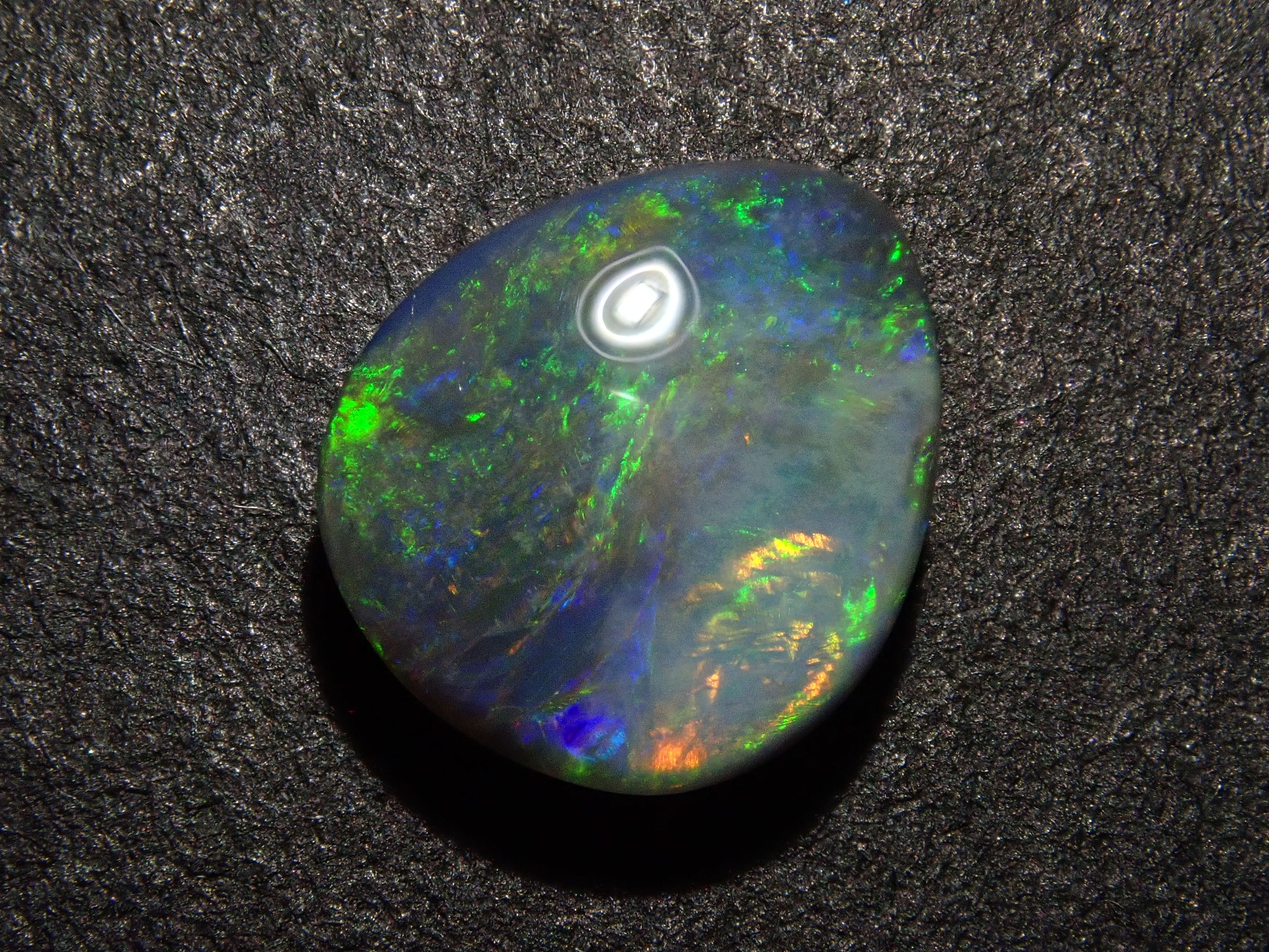 0.870ct 天然ブラックオパール オーストラリア 最高級 遊色 パレット