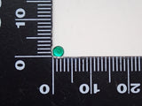 コロンビア産ノンオイルエメラルド 3.1mm/0.10ctルース GIA
