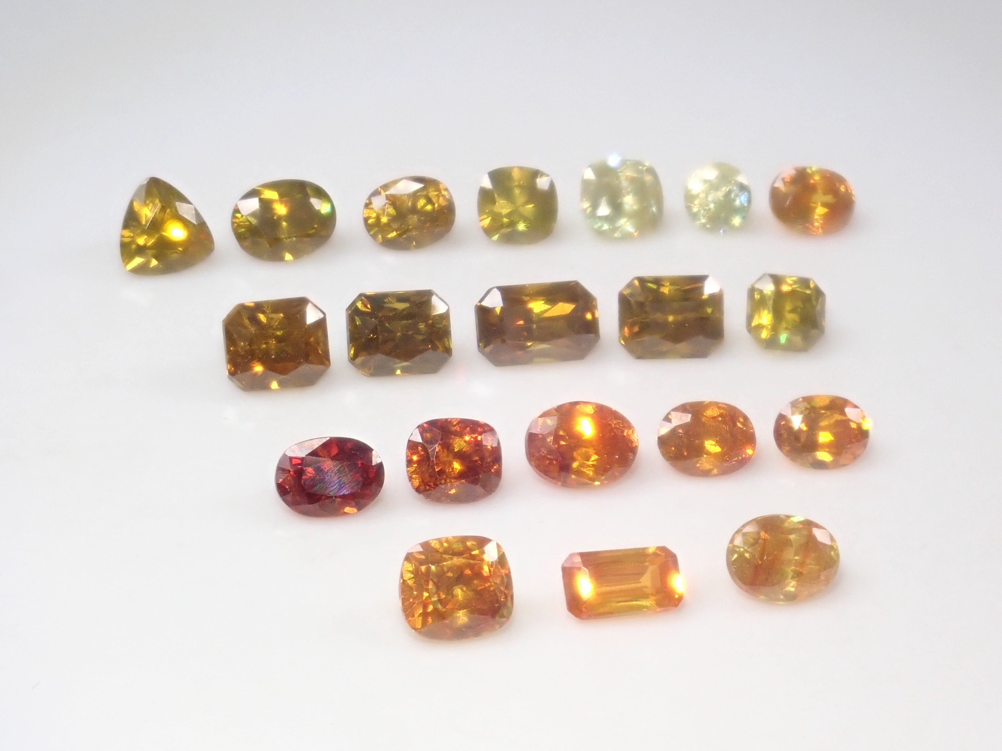 スペイン産スファレライト1石ルース（平均0.50ct）