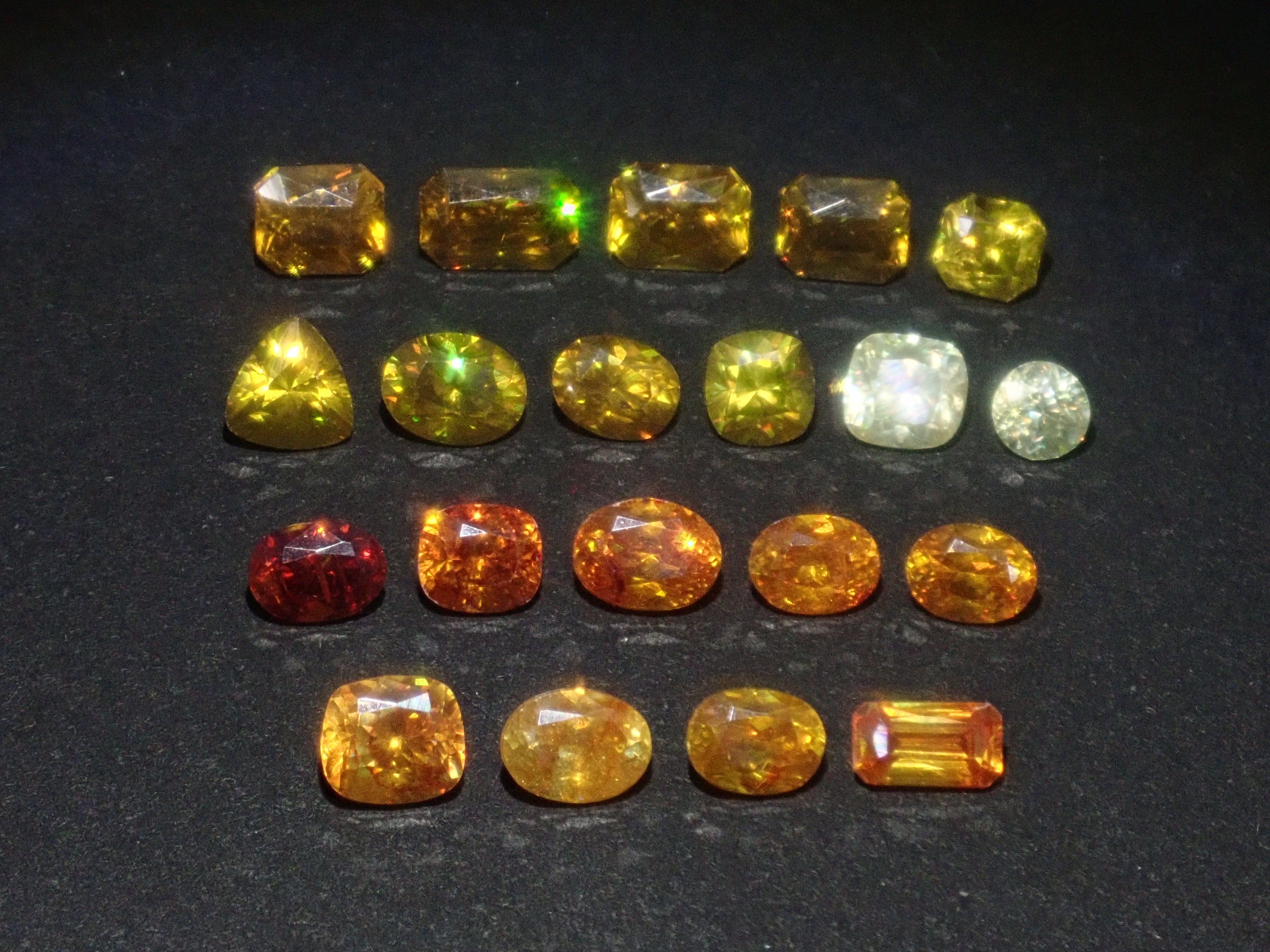 スペイン産スファレライト1石ルース（平均0.50ct）