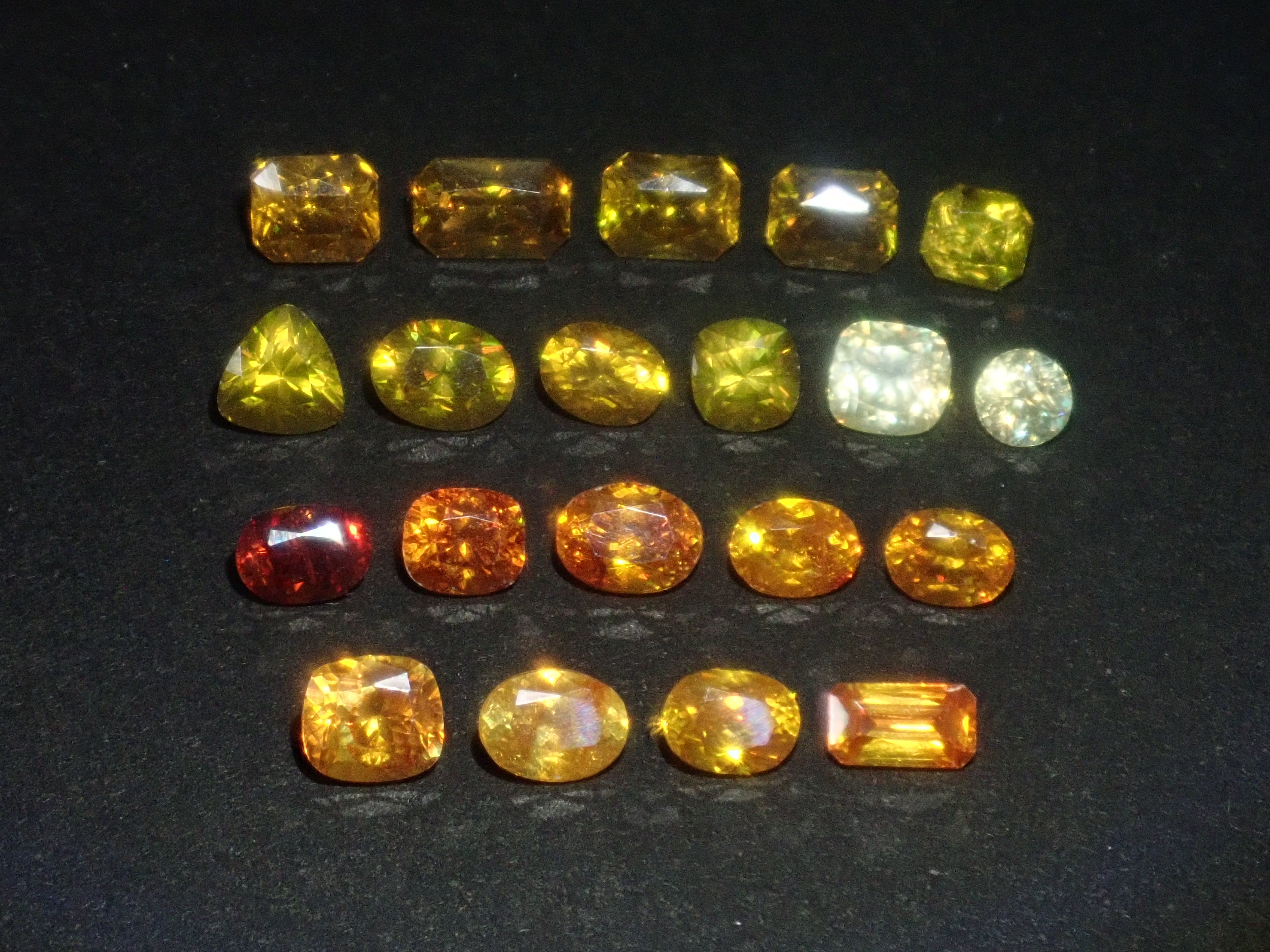 スペイン産スファレライト1石ルース（平均0.50ct）