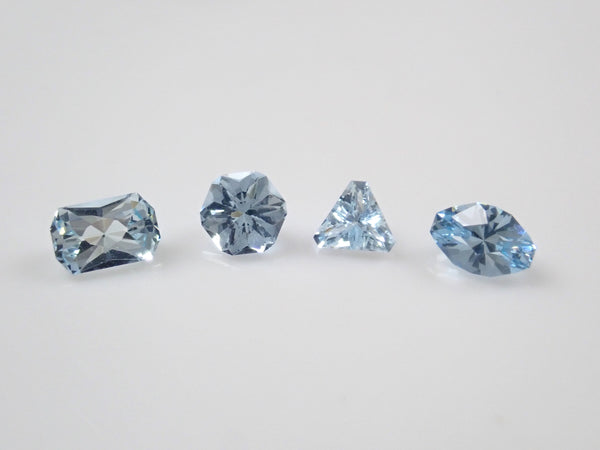 [On sale from 10pm on March 30th] [Limited to 4 stones] [Mr. Sanjay] 1 aquamarine loose stone (March birthstone, custom cut) [Multiple purchase discount]