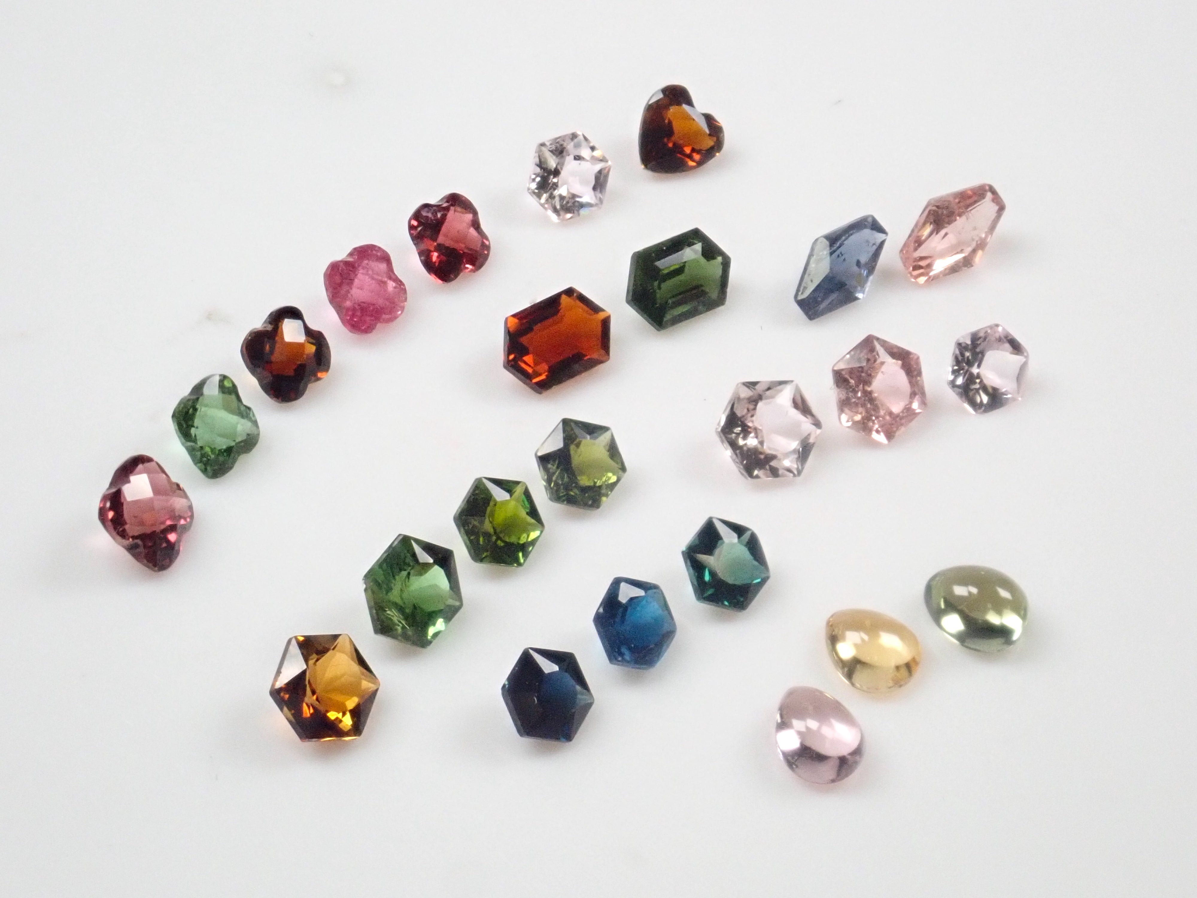 [Limited to 24 stones] Tourmaline Gacha💎Indigolite tourmaline, clover cut, and other single loose stones {Multiple purchase discounts available}