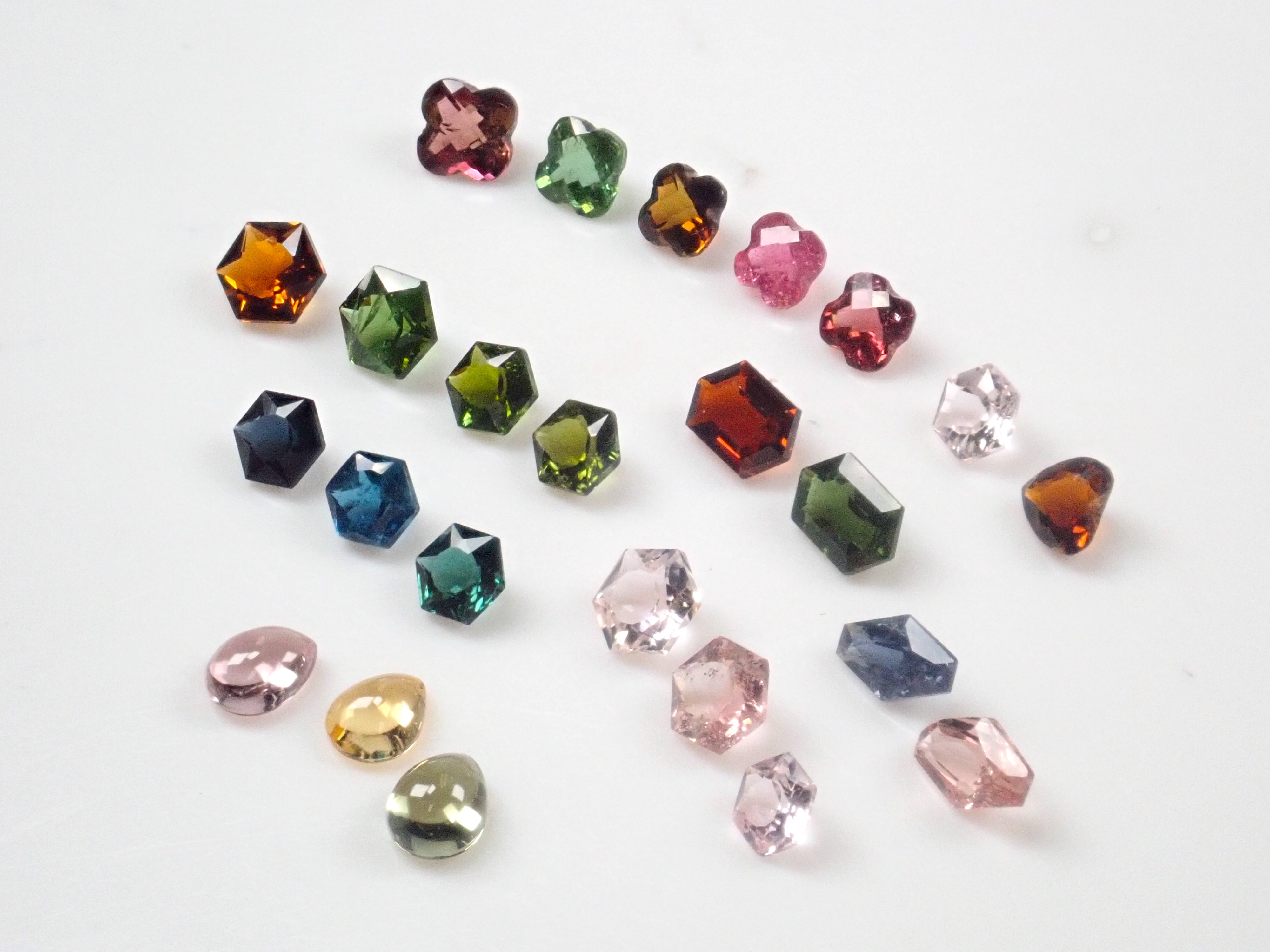 [Limited to 24 stones] Tourmaline Gacha💎Indigolite tourmaline, clover cut, and other single loose stones {Multiple purchase discounts available}