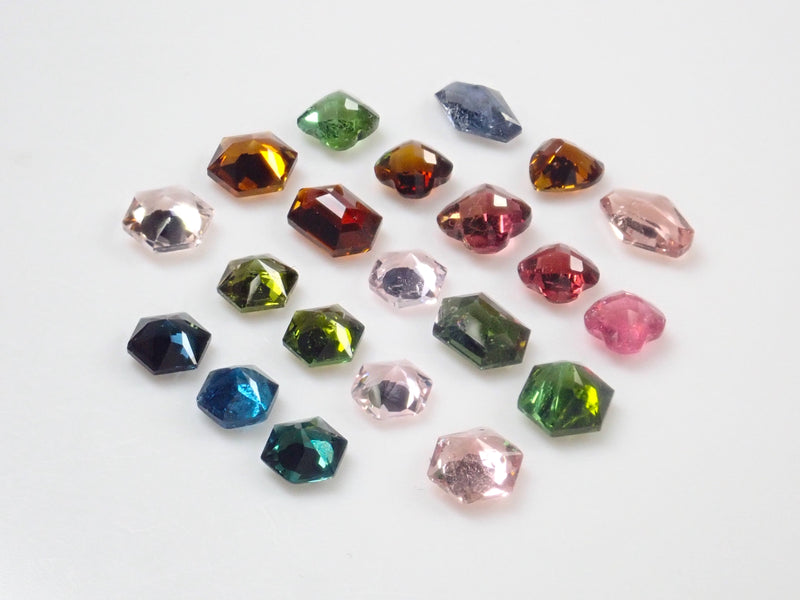 [Limited to 24 stones] Tourmaline Gacha💎Indigolite tourmaline, clover cut, and other single loose stones {Multiple purchase discounts available}