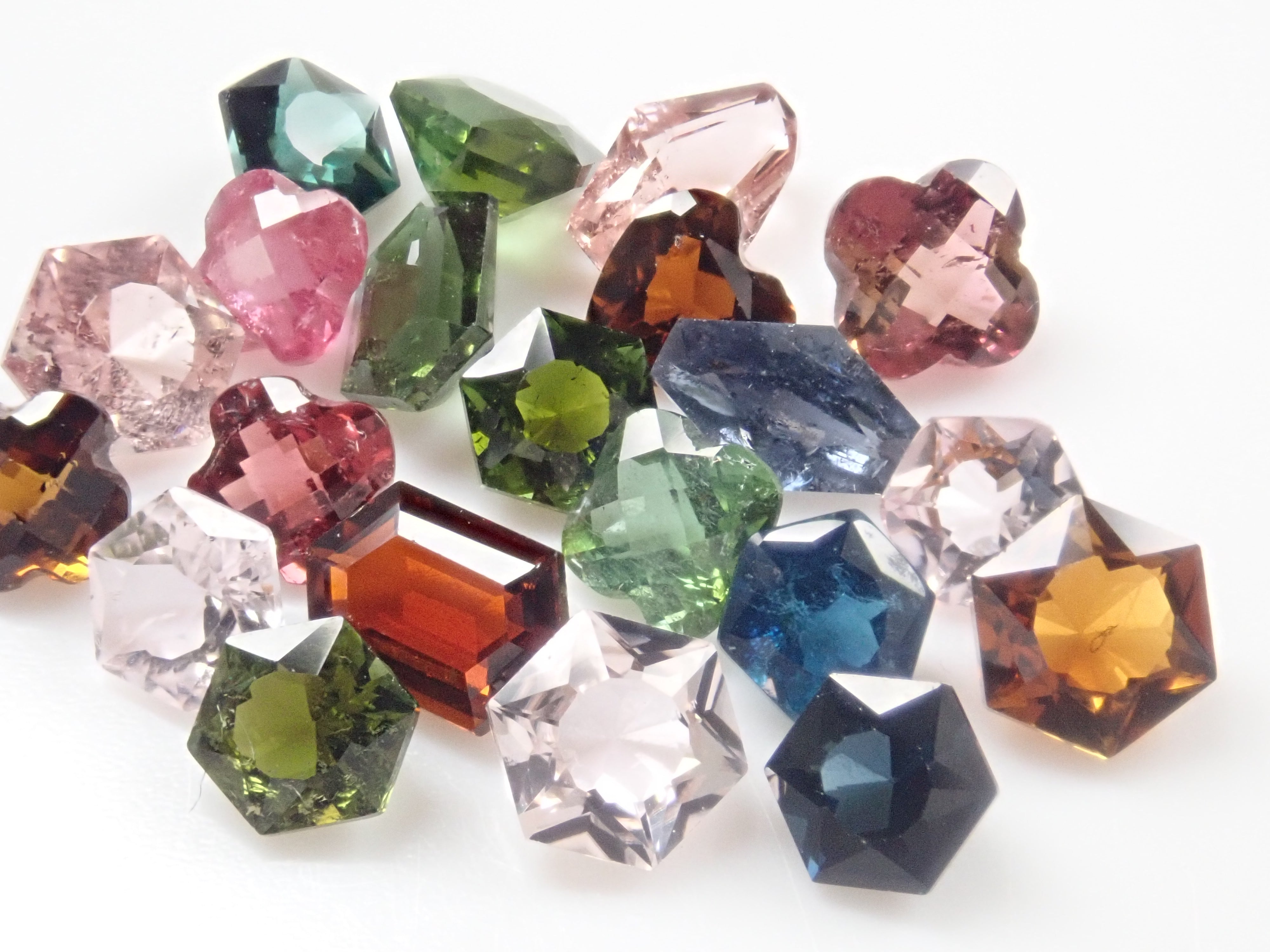 [Limited to 24 stones] Tourmaline Gacha💎Indigolite tourmaline, clover cut, and other single loose stones {Multiple purchase discounts available}