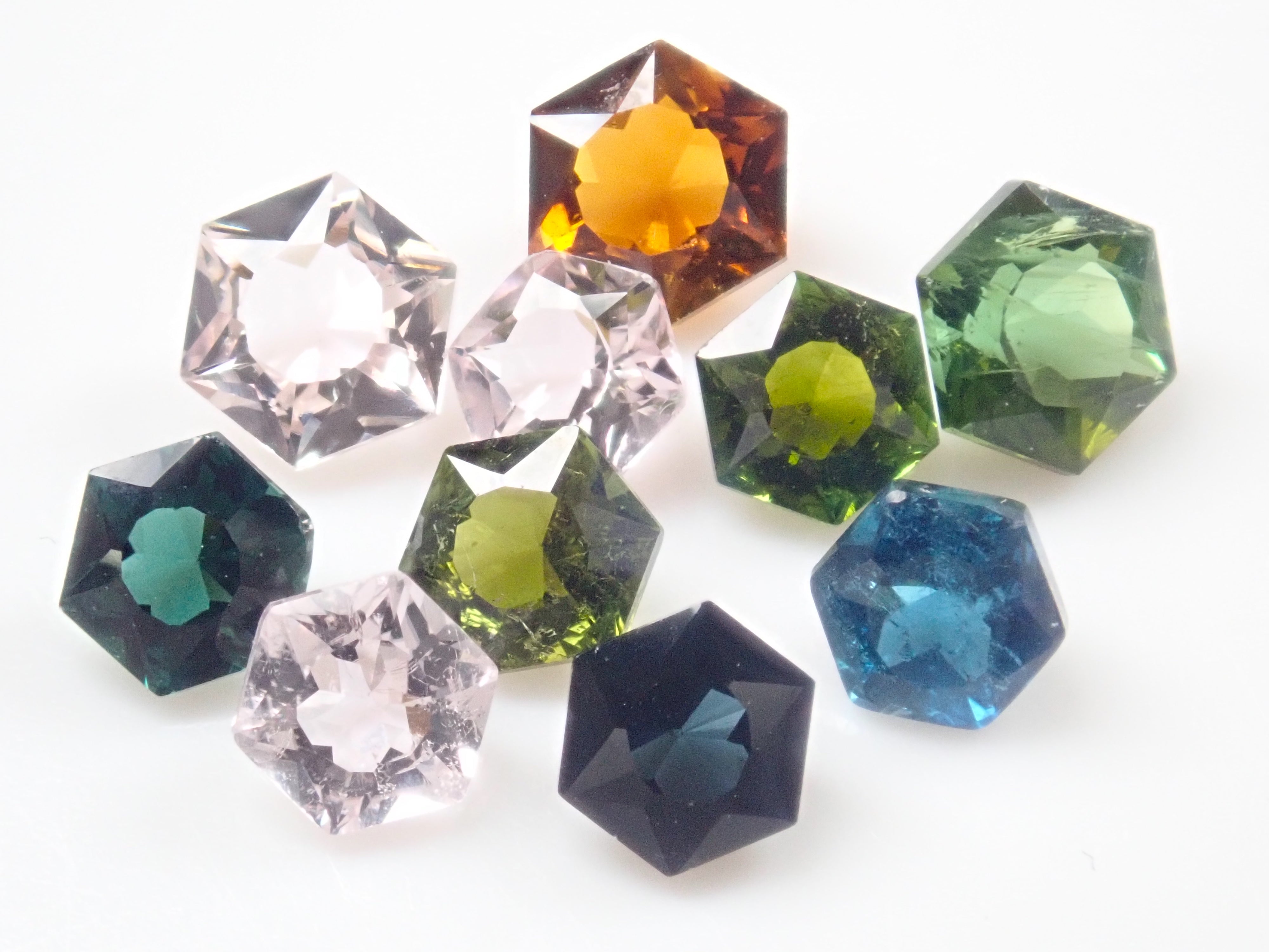 [Limited to 24 stones] Tourmaline Gacha💎Indigolite tourmaline, clover cut, and other single loose stones {Multiple purchase discounts available}