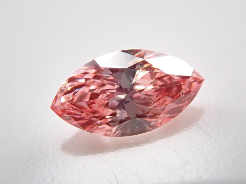 【4/19 22時販売】ラボグロウンピンクダイヤモンド（合成ピンクダイヤモンド） 0.240ctルース(FANCY VIVID PINK, VS-1)