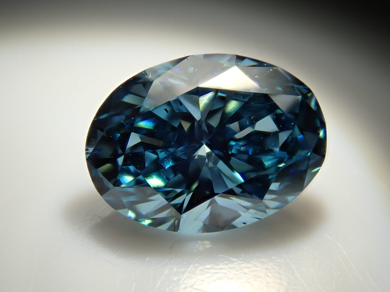 【32501665掲載】ラボグロウンダイヤモンド（合成ダイヤモンド） 0.790ctルース(FANCY VIVID BLUE, VS-2)