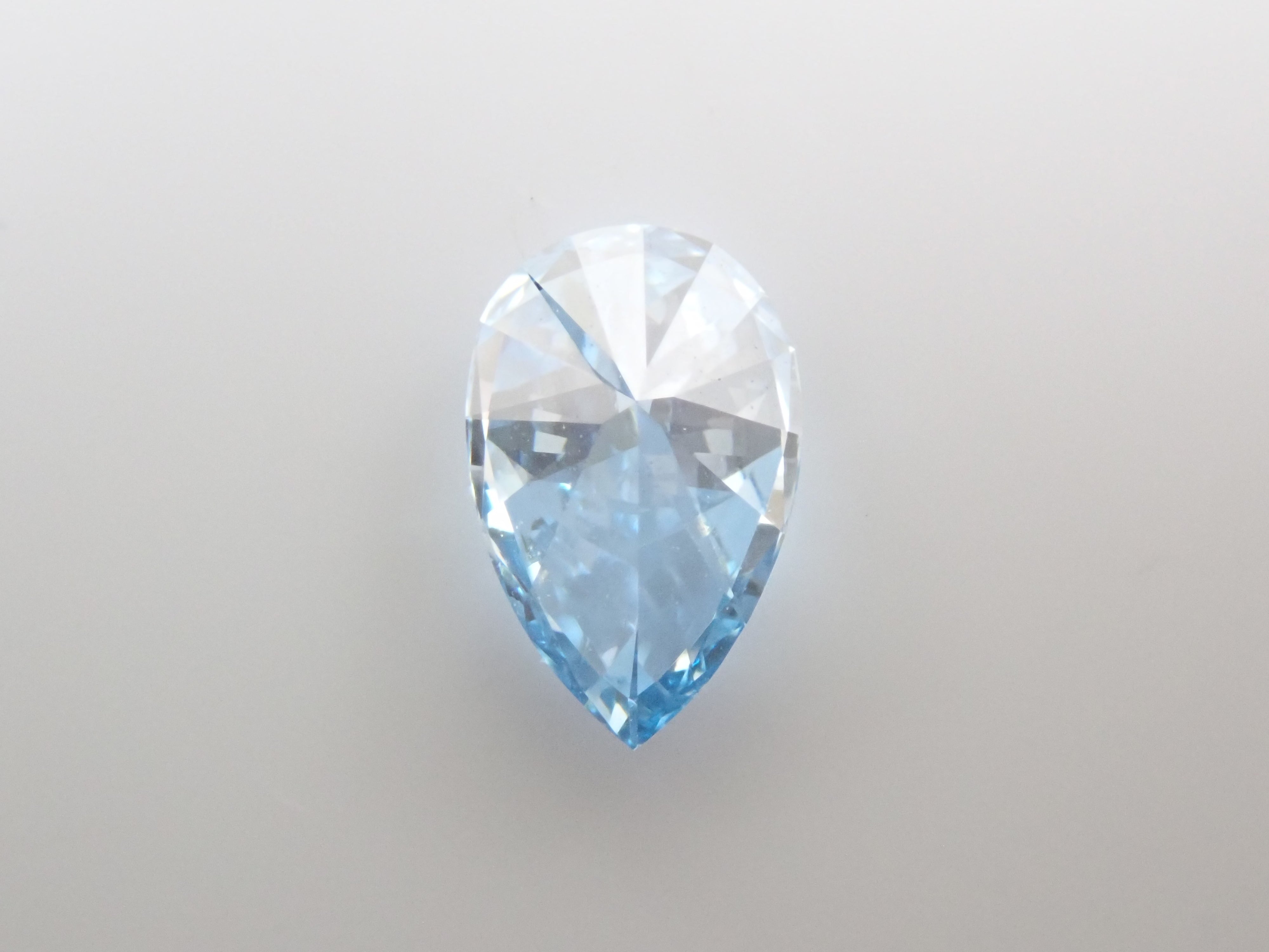 Lab-grown Blue Diamond (Synthetic Blue Diamond) 0.300ct Loose (FANCY VIVID  BLUE, VS-2)