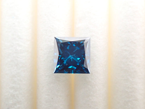 Lab-grown Blue Diamond (Synthetic Blue Diamond) 0.380ct Loose (FANCY DEEP BLUE, VVS-2)