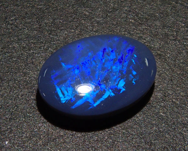 Australian black opal 0.466ct loose stone