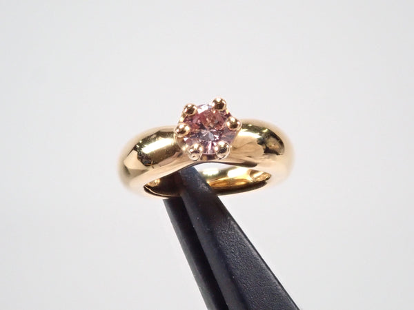 K18 pink diamond 0.03ct pendant top (necklace top)
