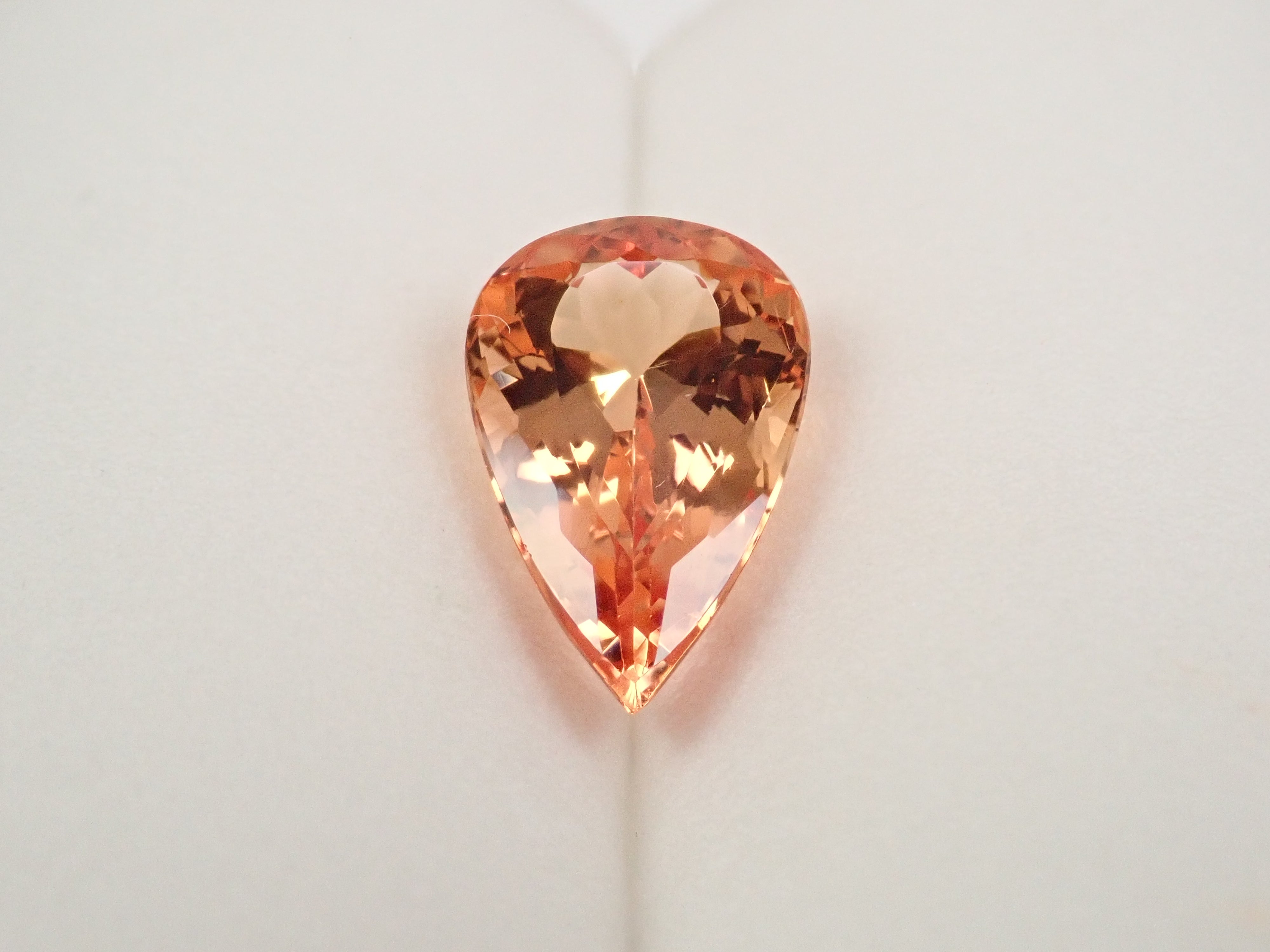 【12562595掲載】ブラジル産インペリアルトパーズ 3.999ctルース