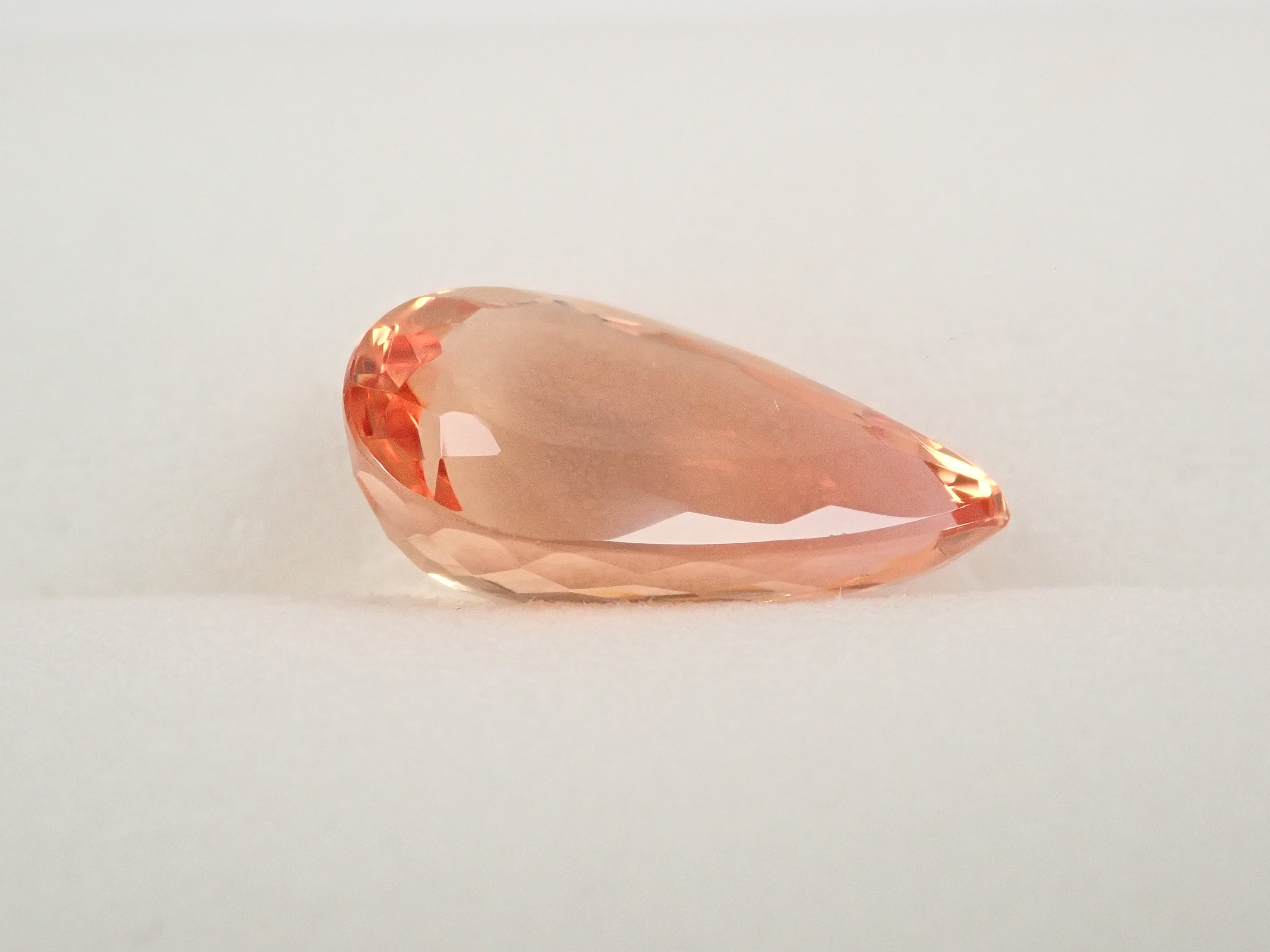 【12562595掲載】ブラジル産インペリアルトパーズ 3.999ctルース